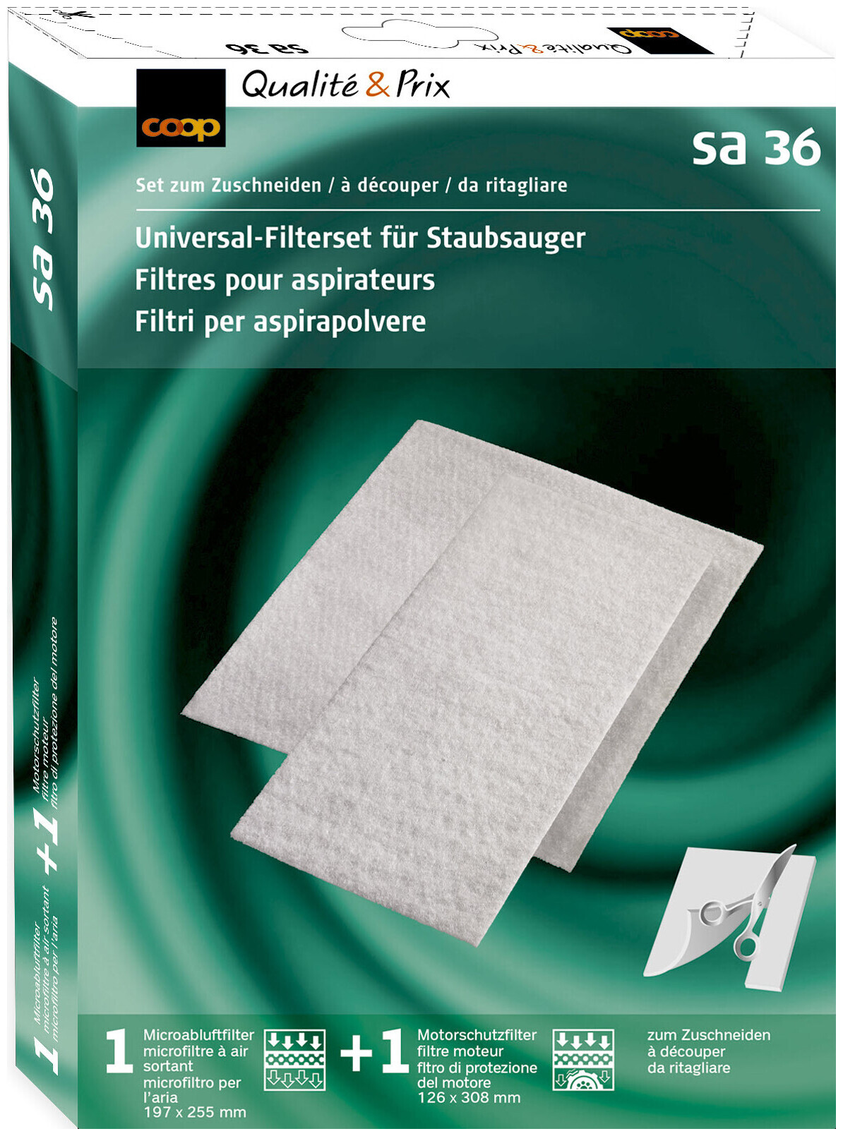 Image of Preisimage-EM Universal-Filterset für Staubsauger, SA 36