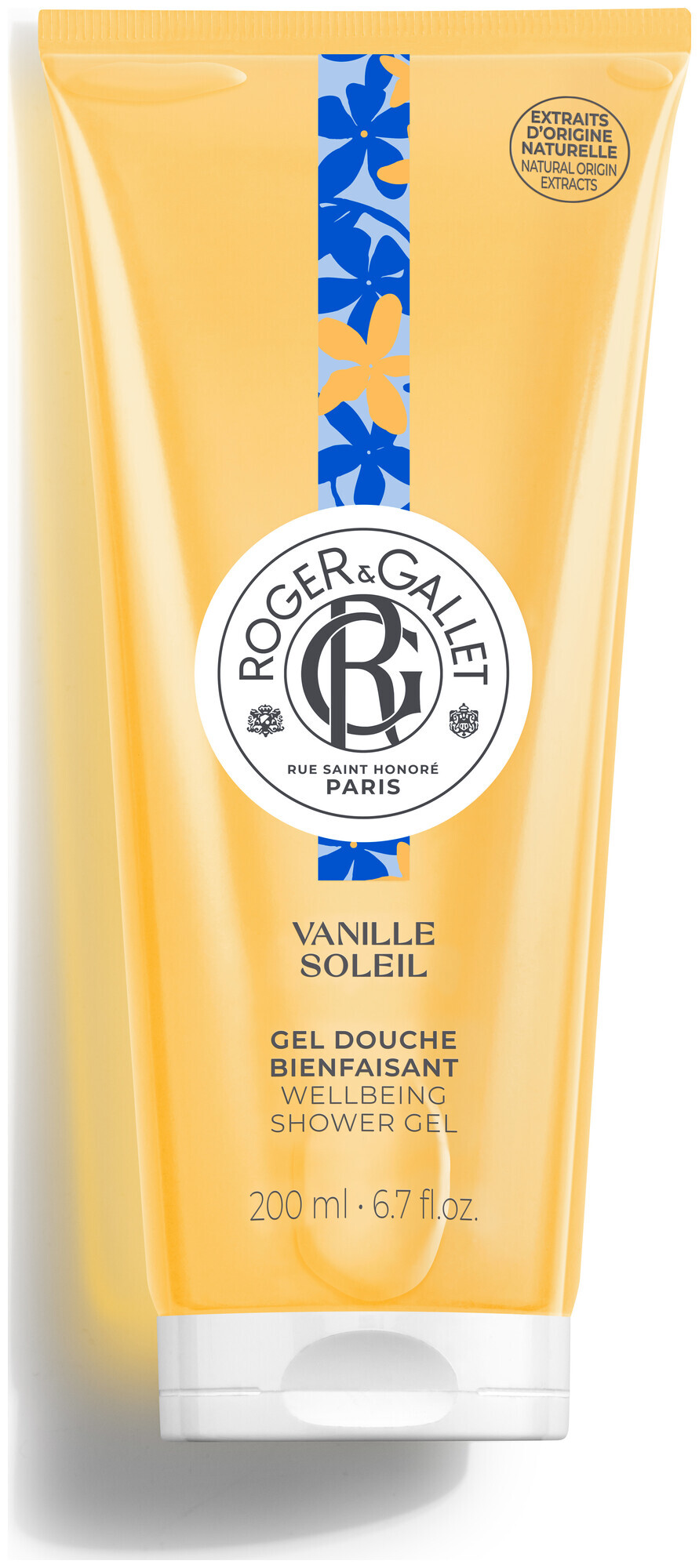 Image of Roger&Gallet Vanille Soleil Wellbeing Shower Gel 200ml