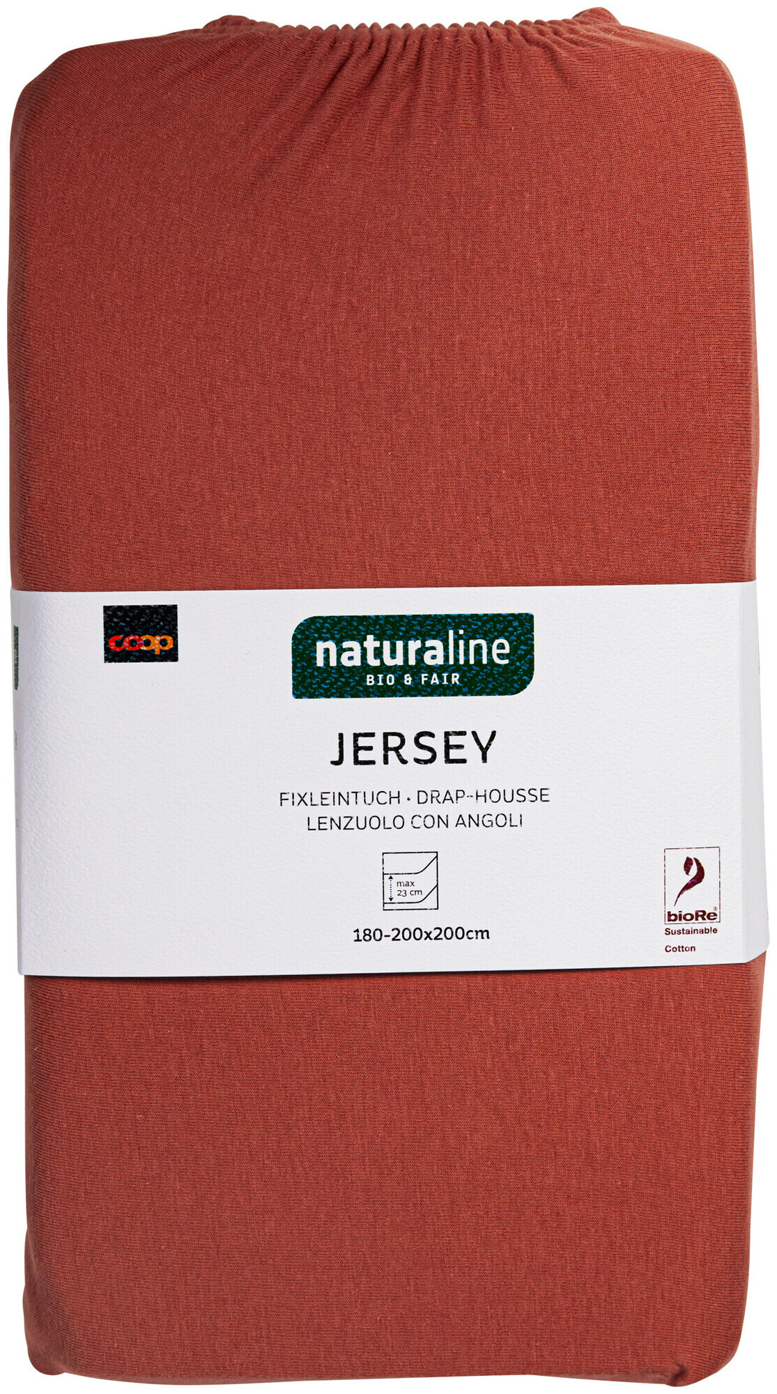 Image of Naturaline Textil Bio Fixl. Jersey 180x200 altrosa