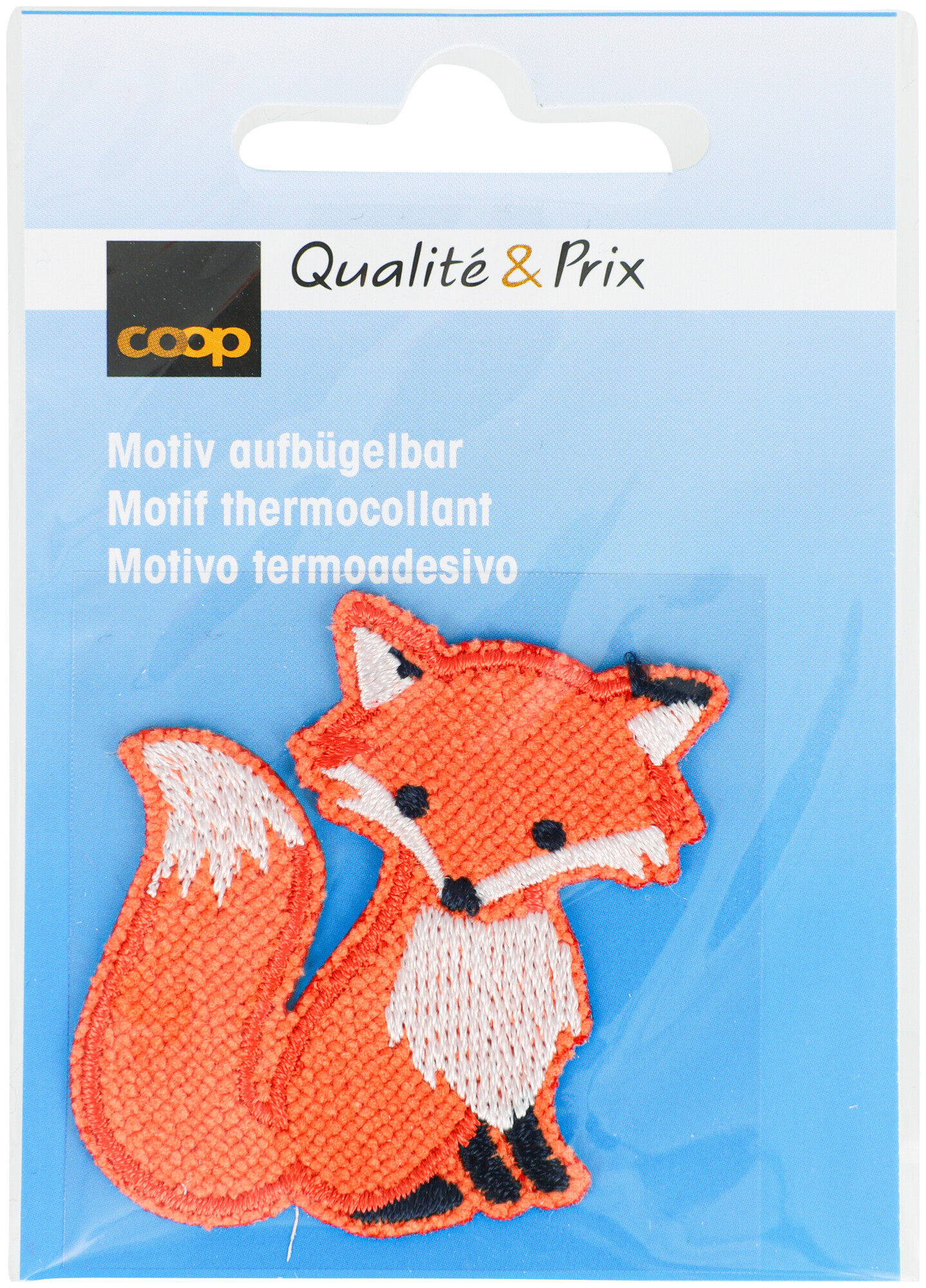 Image of Coop Applikation Fuchs sitzend