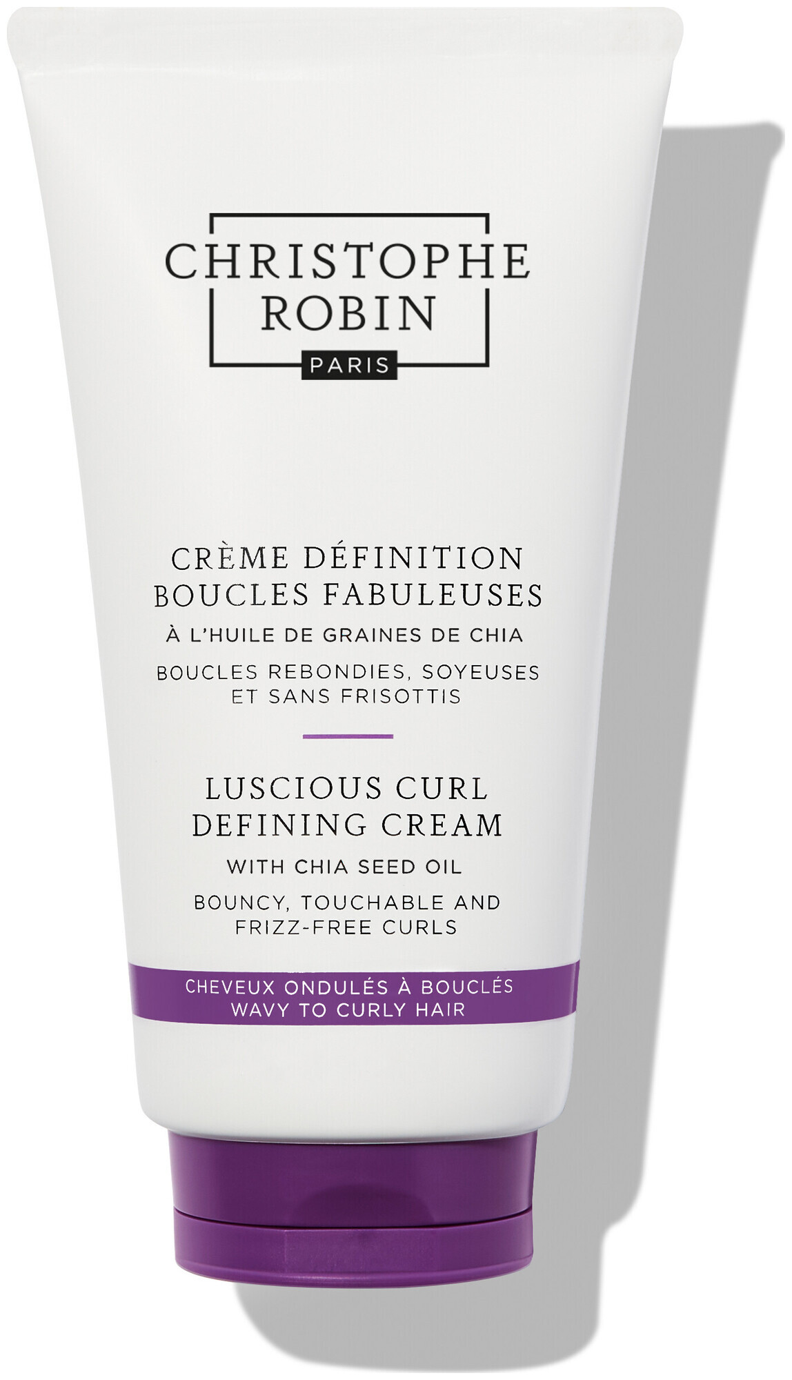 Image of Christophe Robin Luscious Curl Defining Cream with Chia Seed Oil