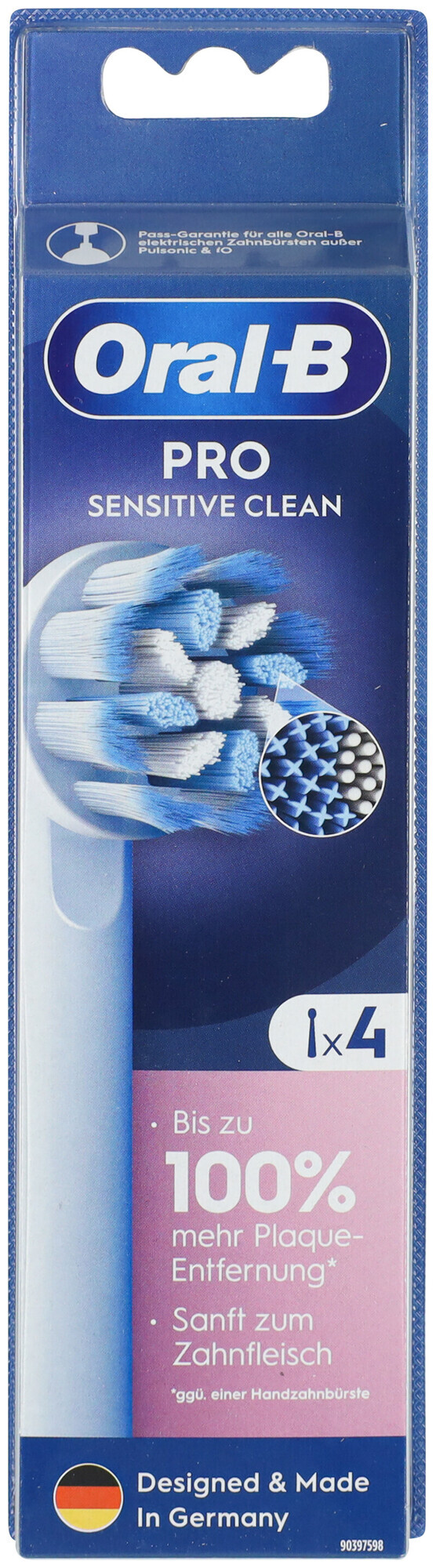 Oral-B PRO Sensitive Clean Aufsteckbürsten 4 Stück