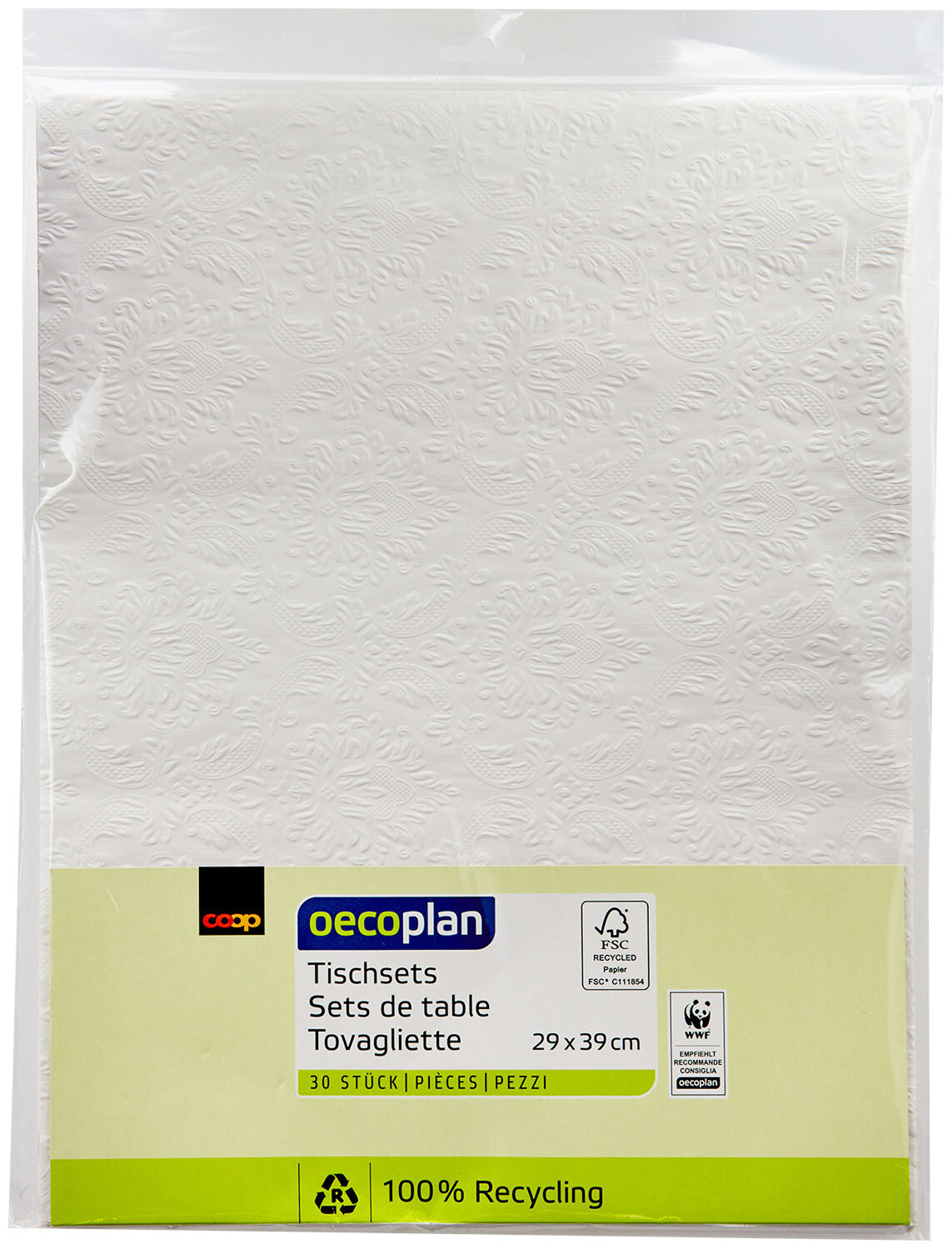 Image of Oecoplan Tischsets 30x40cm FSC 30 Stück