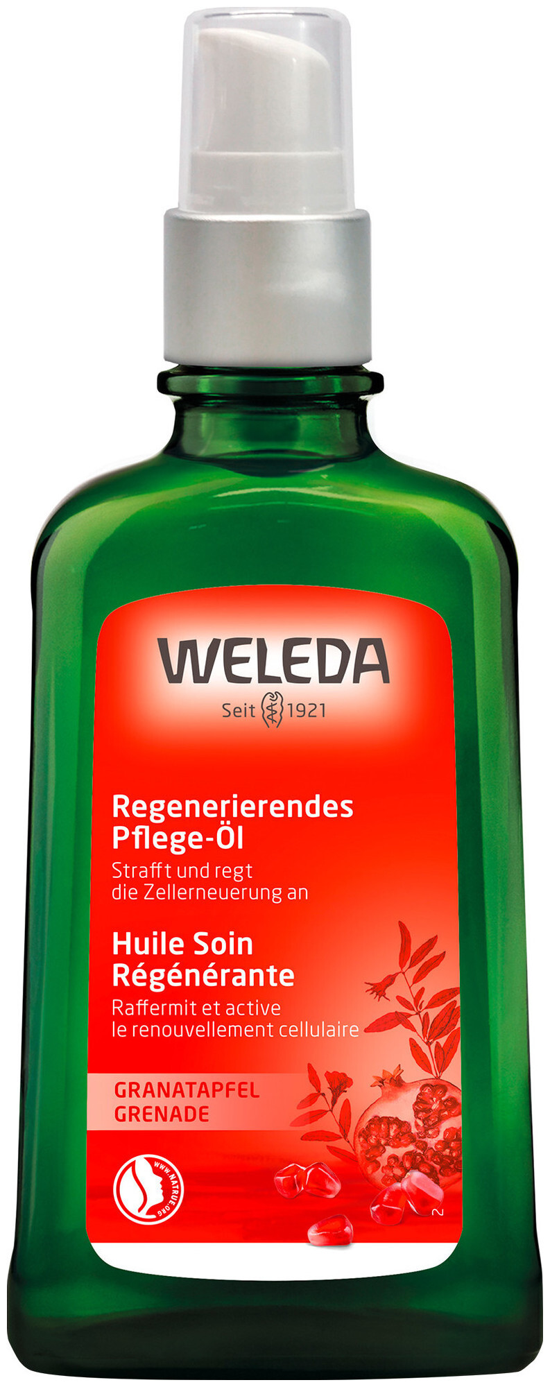 Huile soin régénérante Weleda Grenade