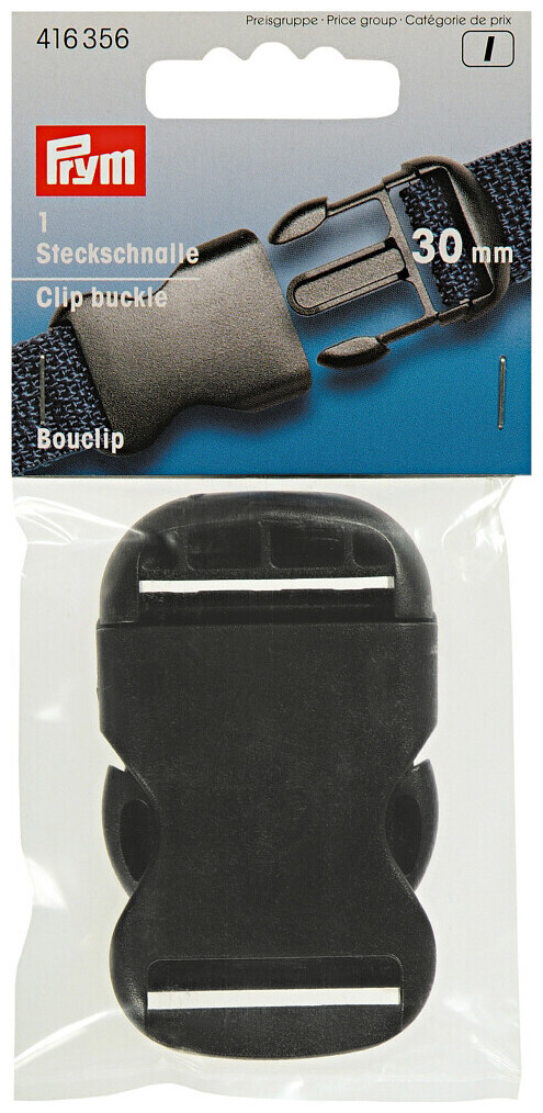 Image of Prym Steckschnalle stark schwarz 30 mm