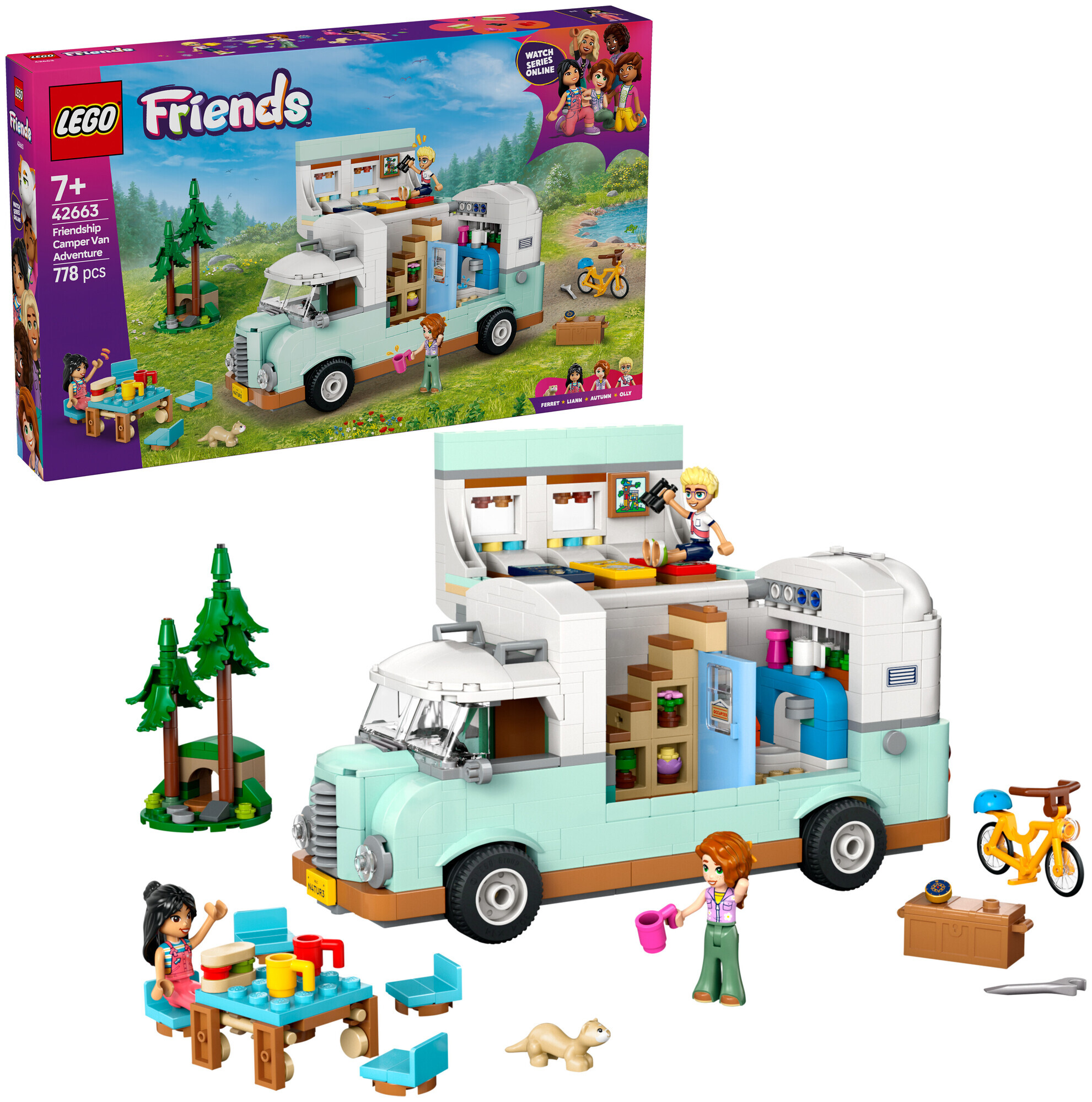 Lego Friends Lego® Friends 42663 Camping-car de l’amitié