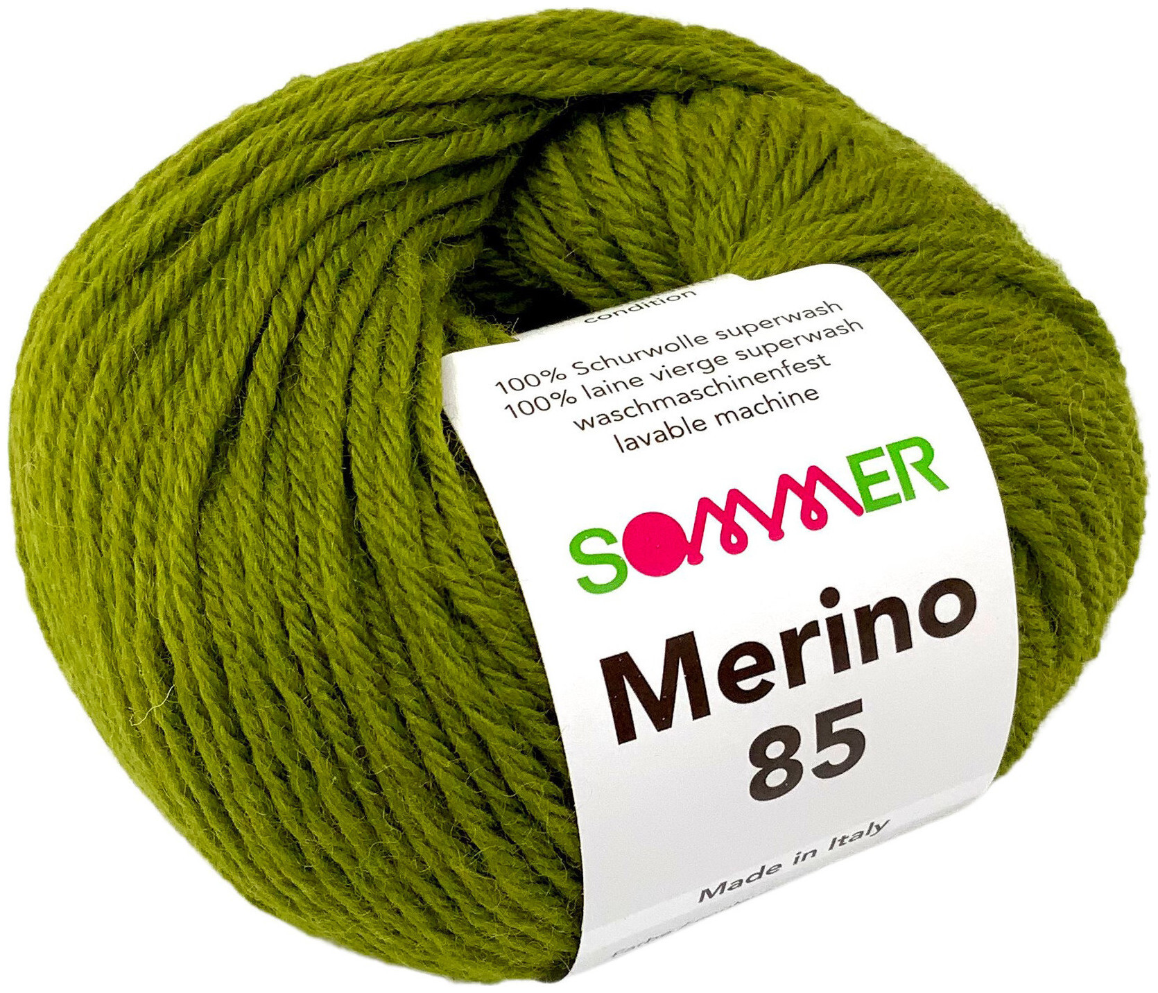 Image of Sommer Merino 85 184 Handstrickgarn 100% Merino Superwash anis 50g