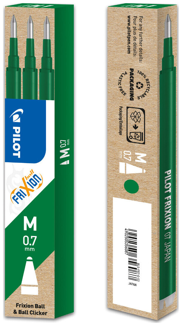 Image of Pilot Frixion 0.7 Ersatzminen grün 3Stk