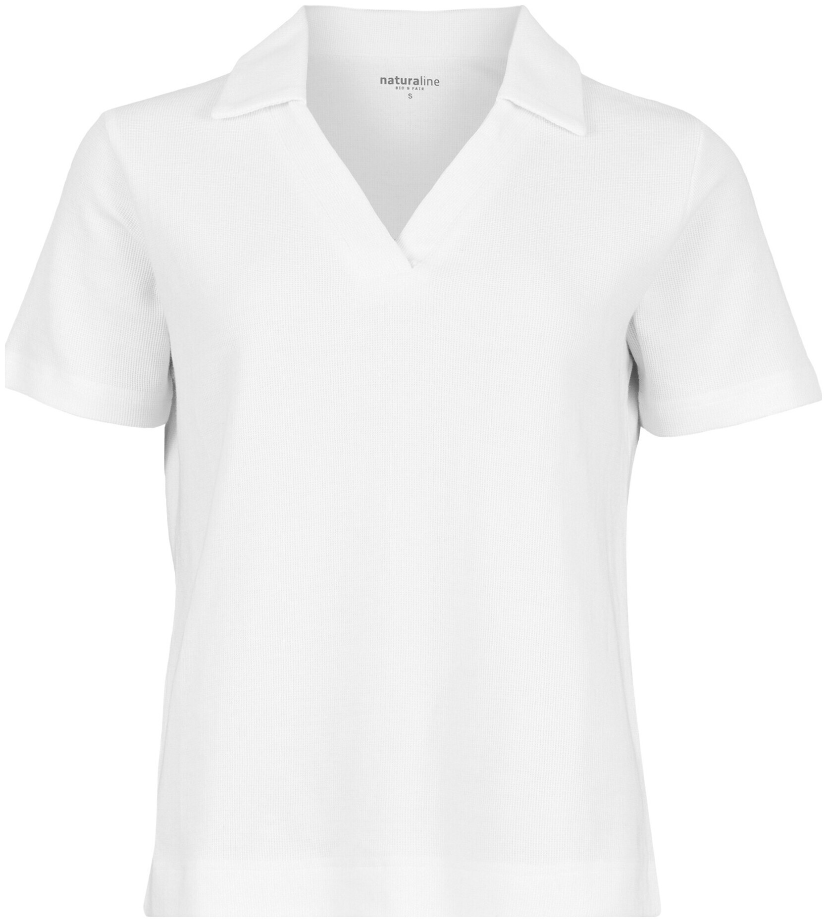 Image of Naturaline Textil Naturaline Damen Polo weiss L