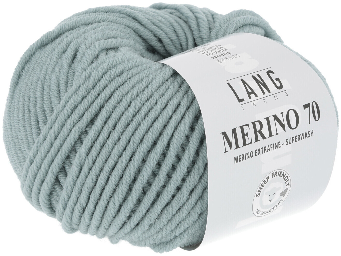 Lang Fil à tr. Merino 70 072 mint c. 50g