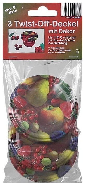 Ersatzdeckel Obst 82mm 3 Stück