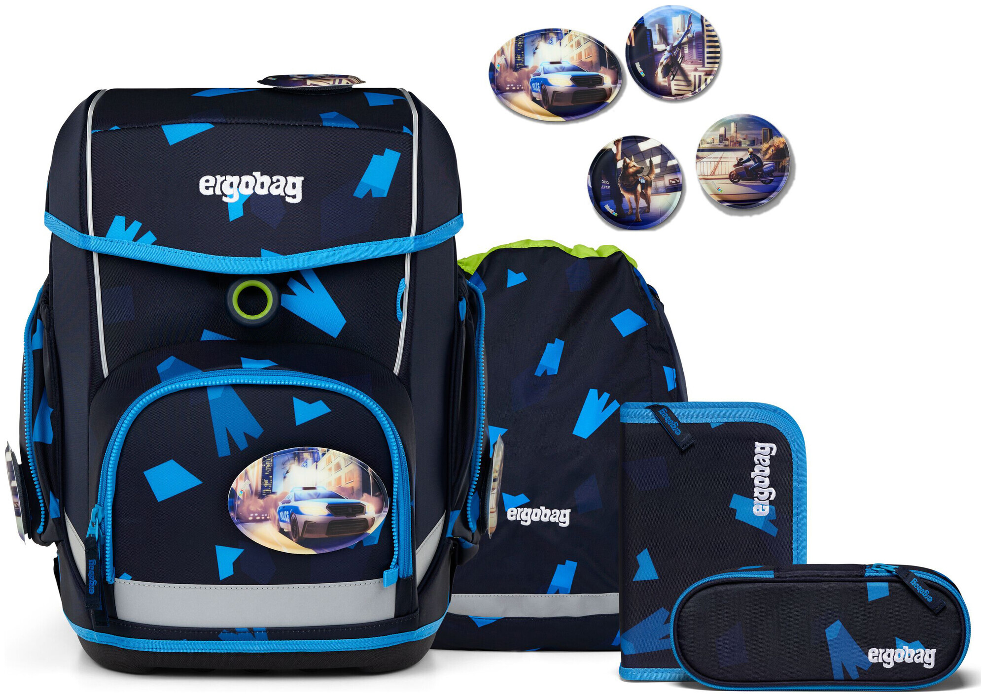 ergobag cubo set de 5 pcs VerfolgBärjagd