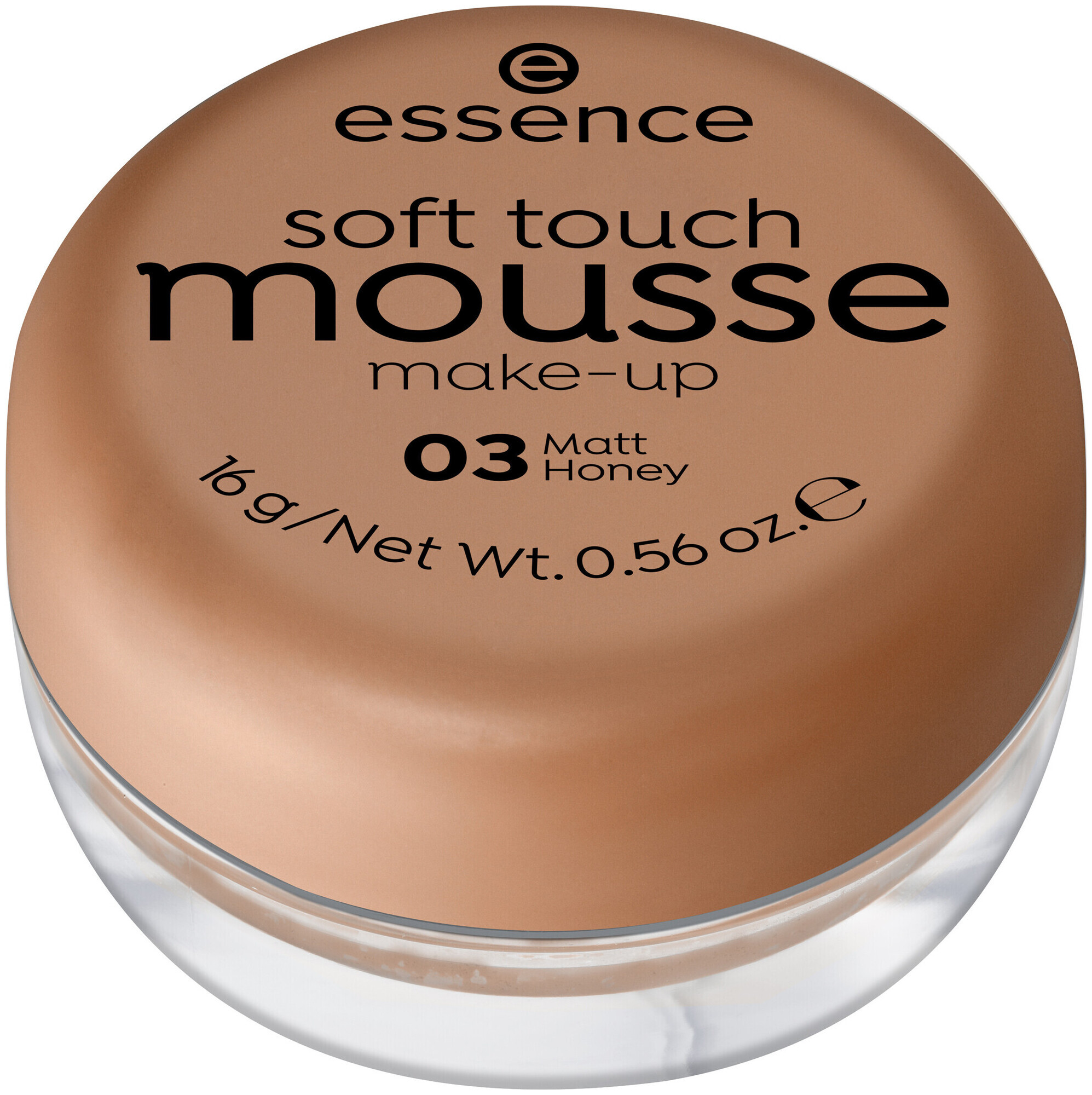 Image of essence soft touch mousse make-up 03 matt honey 16 g