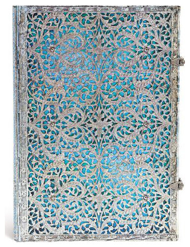 Image of Paperblanks Hardcover Notizbücher Maya Blau Grande