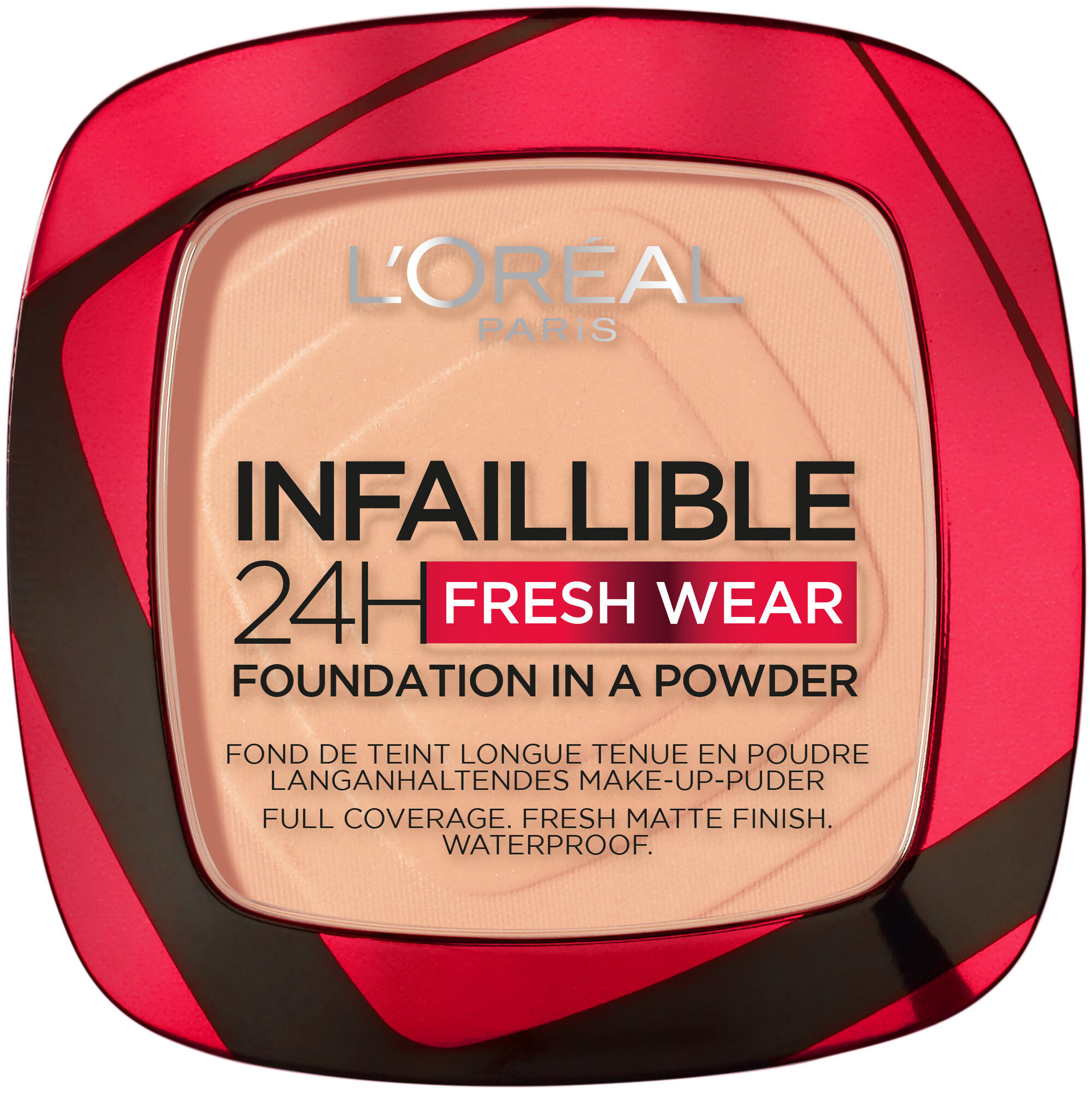 Image of L'Oréal Paris Infaillible 24H Fresh Wear Make-Up-Puder 245 Golden Honey