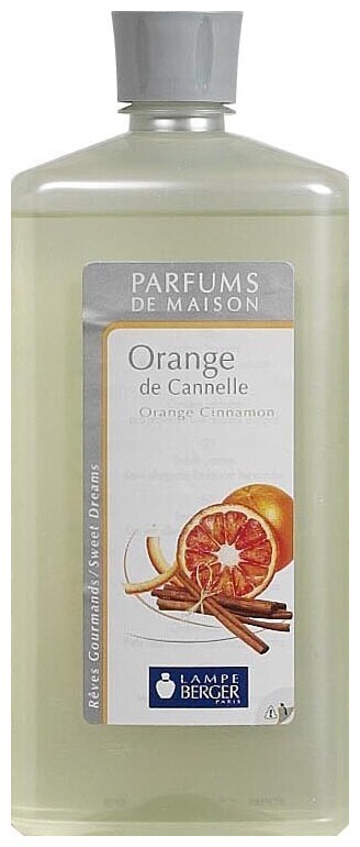 Image of Maison Berger Lampe Berger Duftlampe Nachfüller Orange de cannelle (Gewürze, Orange, Zimt, 1000 ml)