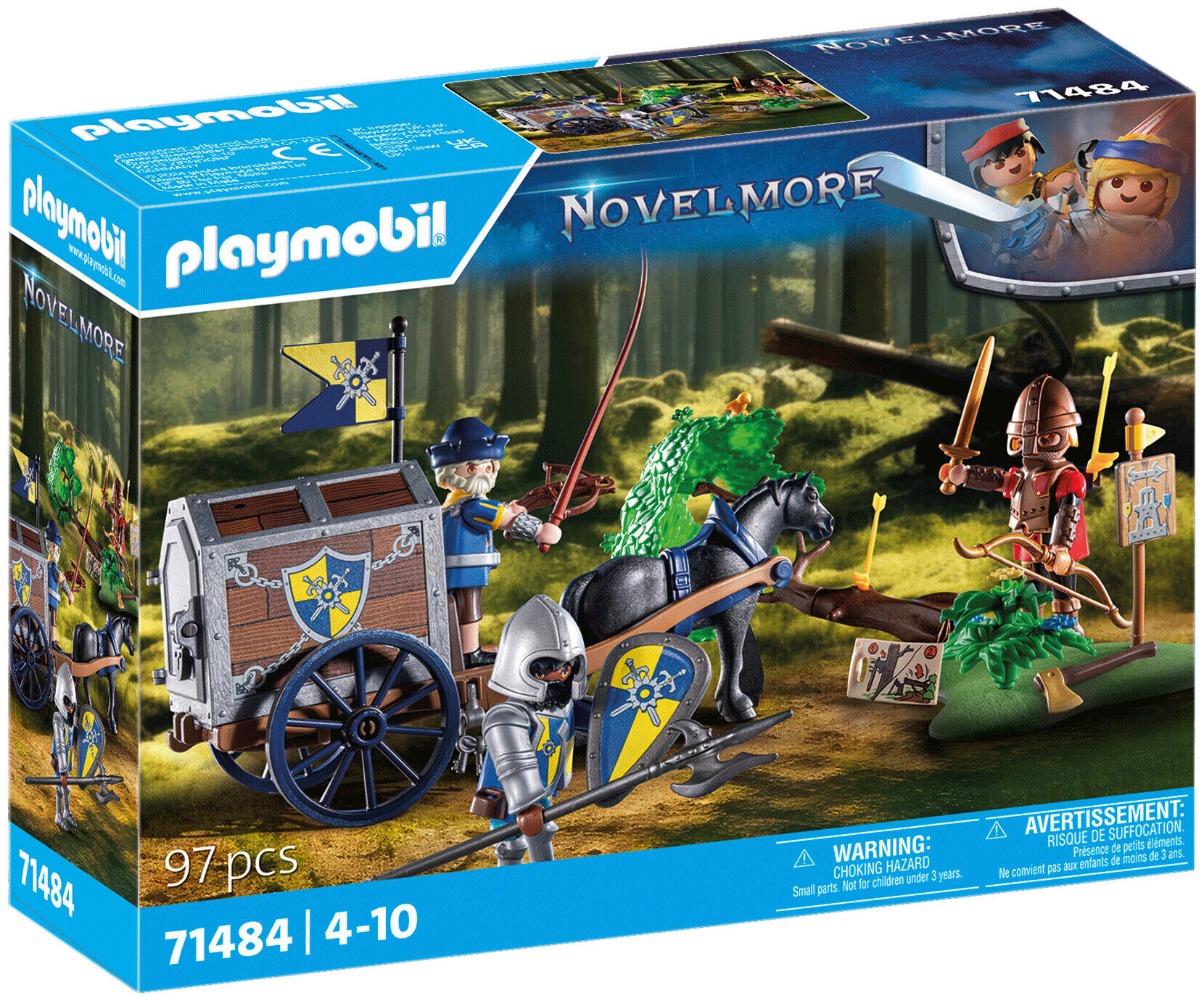 Image of Playmobil 71484 Überfall auf Transportwagen