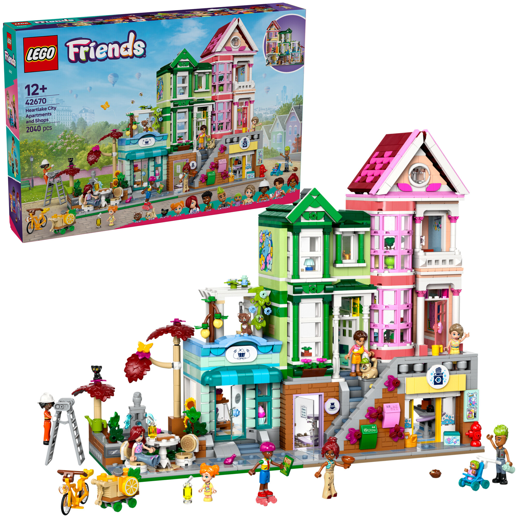 Image of Lego Friends Lego® Friends 42670 Heartlake City Wohn- und Einkaufsstrasse