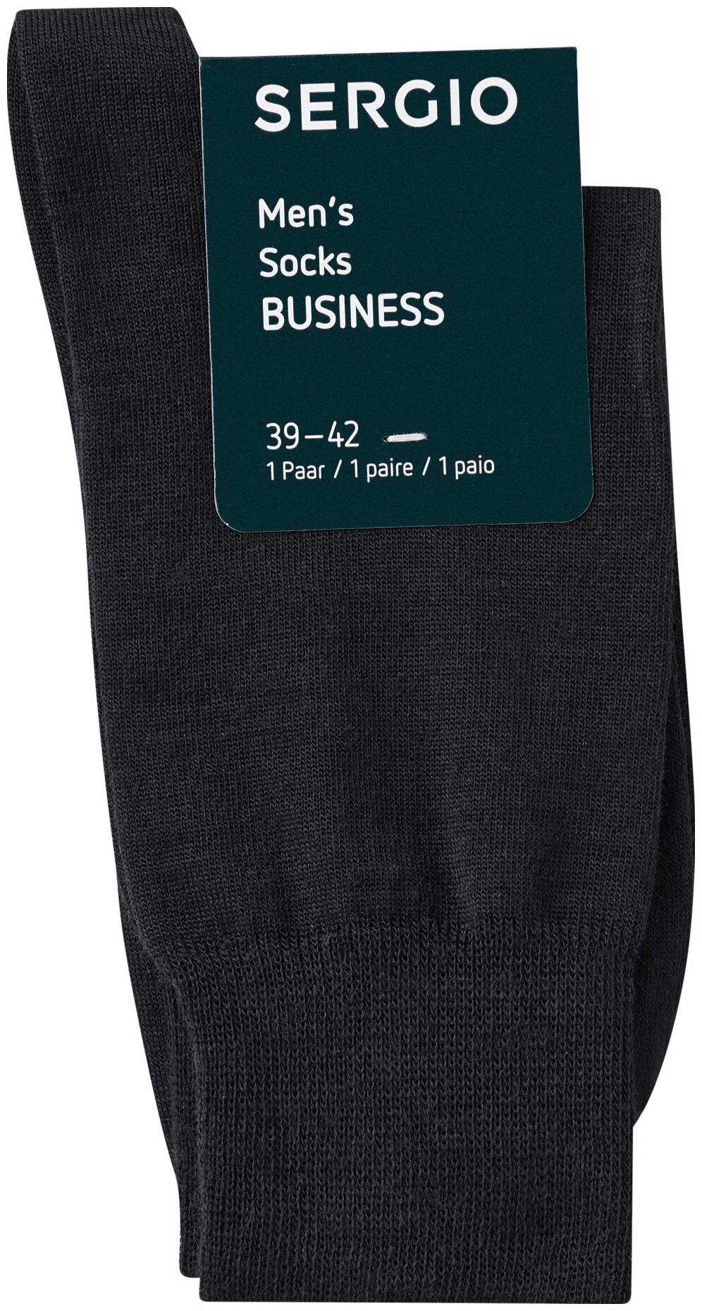 Image of Sergio Socken Business Schwarz 39 - 42