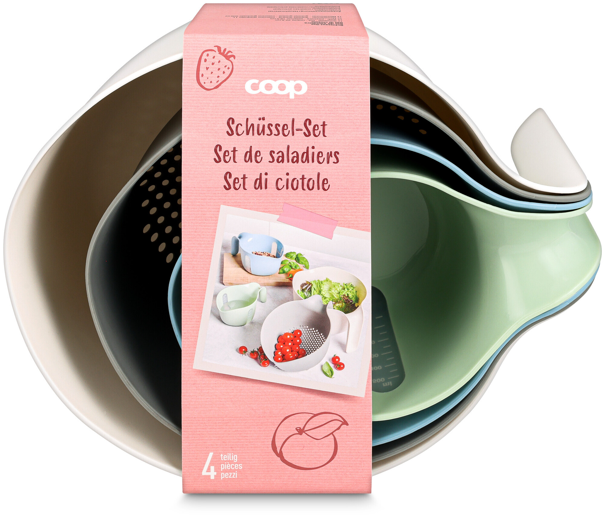 Image of Coop Schüssel-Set bunt 4 Stück
