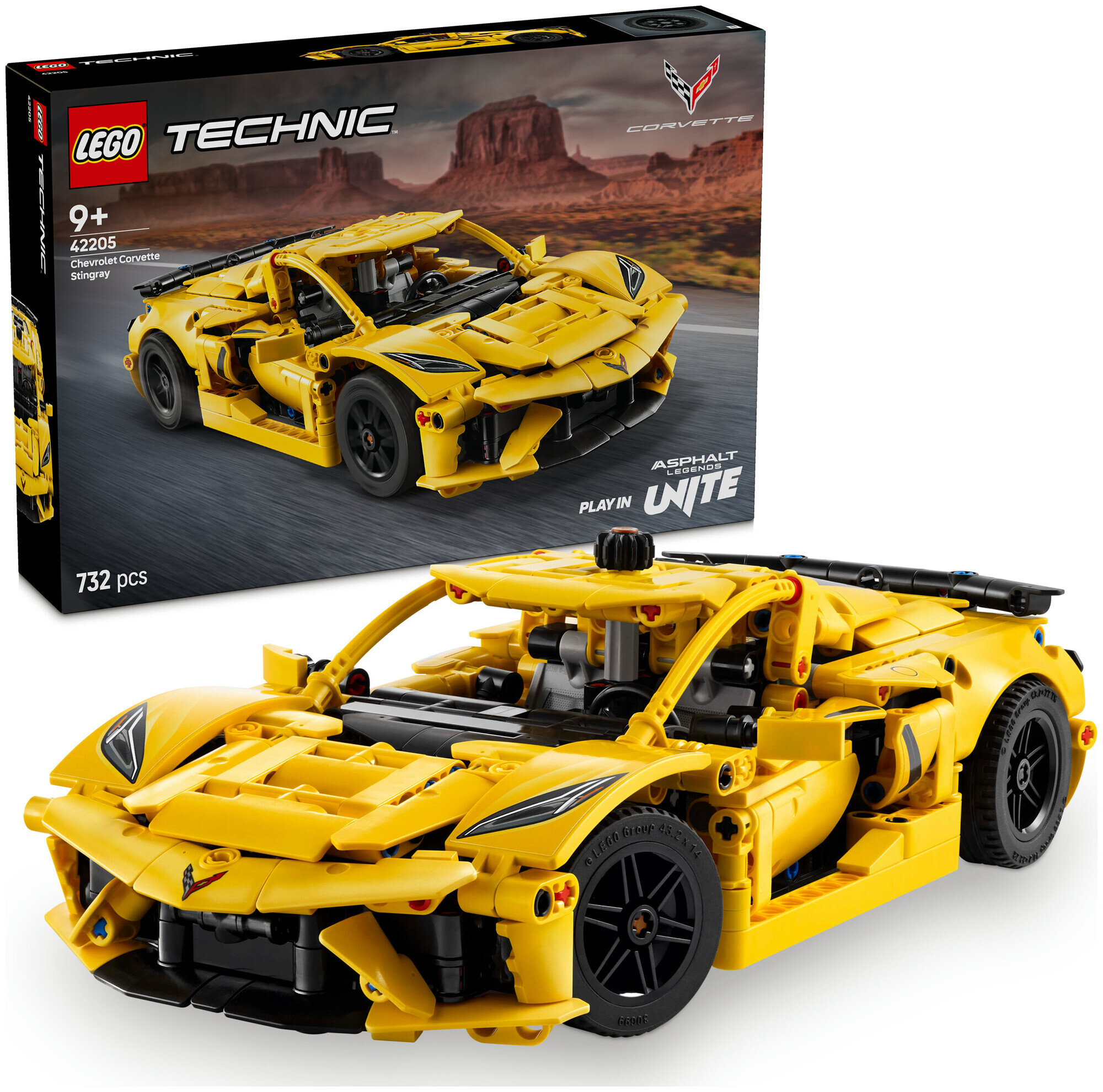 Image of Lego Technic Lego® Technic 42205 Chevrolet Corvette Stingray - Spielzeug Sportwagen ab 9 Jahren