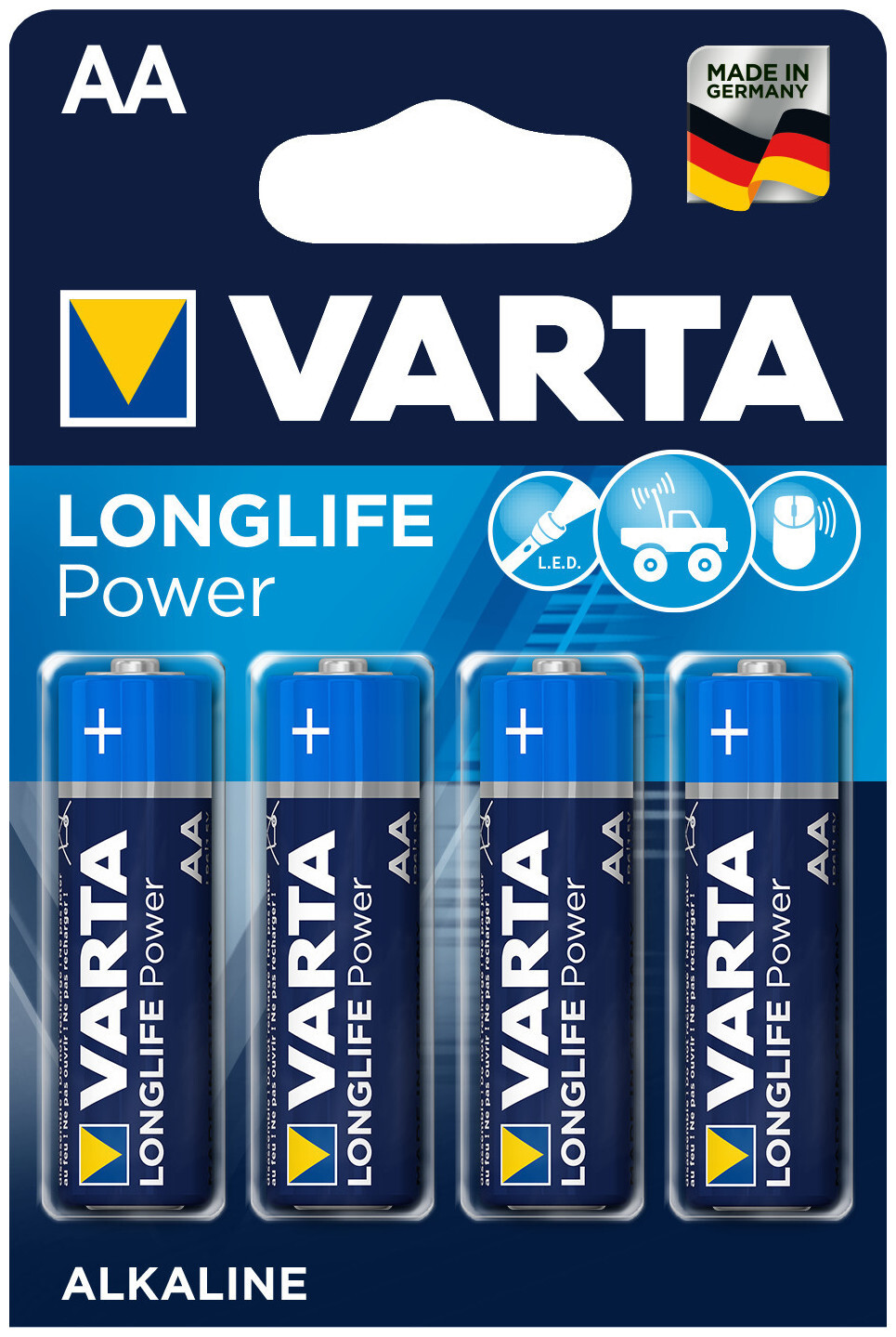 Image of Varta Longlife Power AA 4er Bli