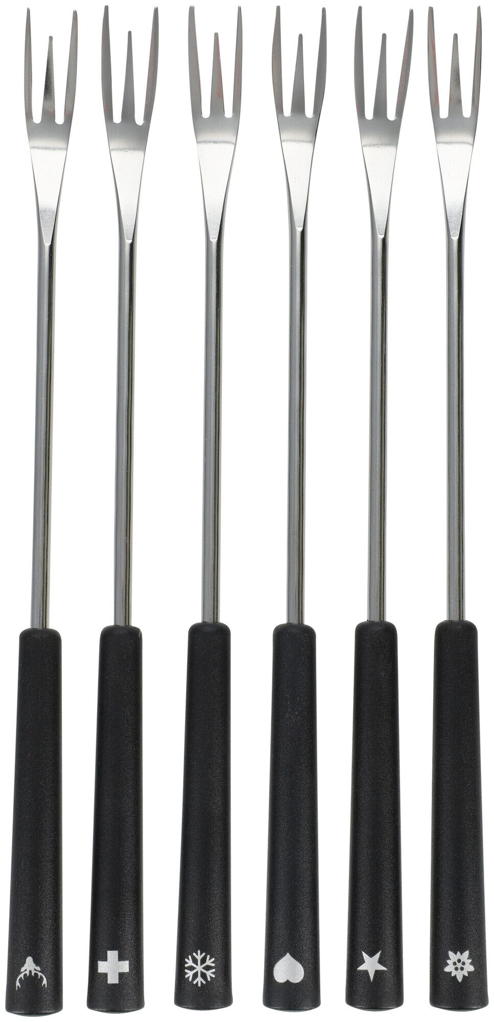 Kisag 2 in 1 Fonduegabeln Black