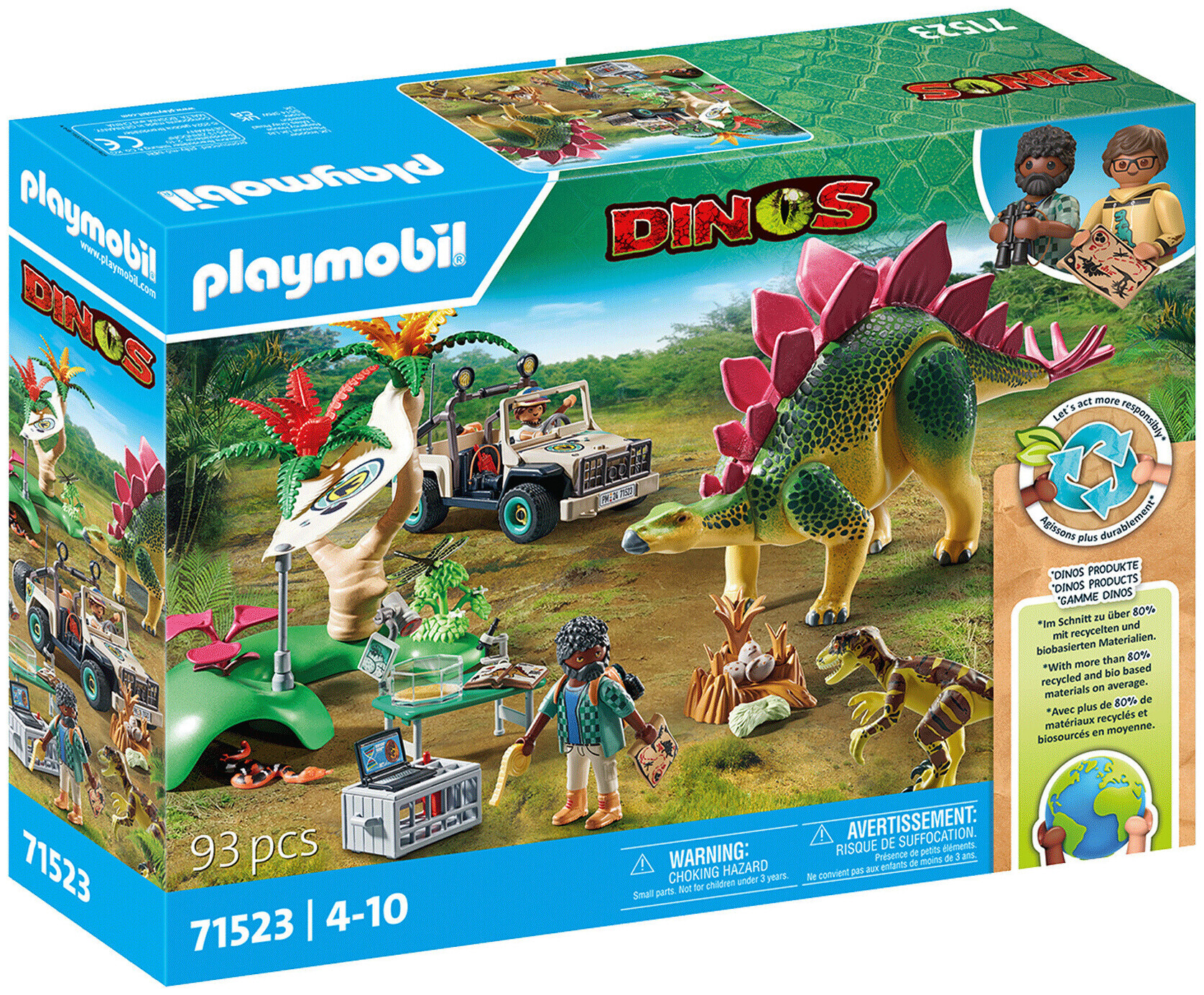 Image of Playmobil 71523 Forschungscamp mit Dinos