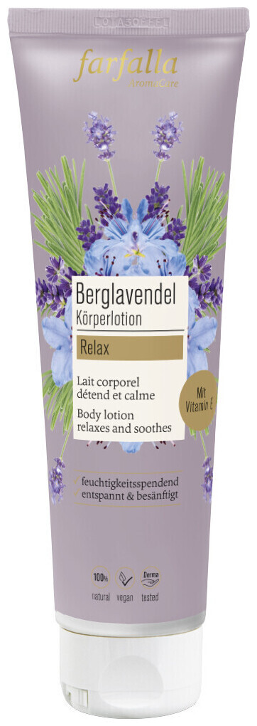 Image of farfalla Berglavendel Relax Schön entspannt Körperlotion 150ml