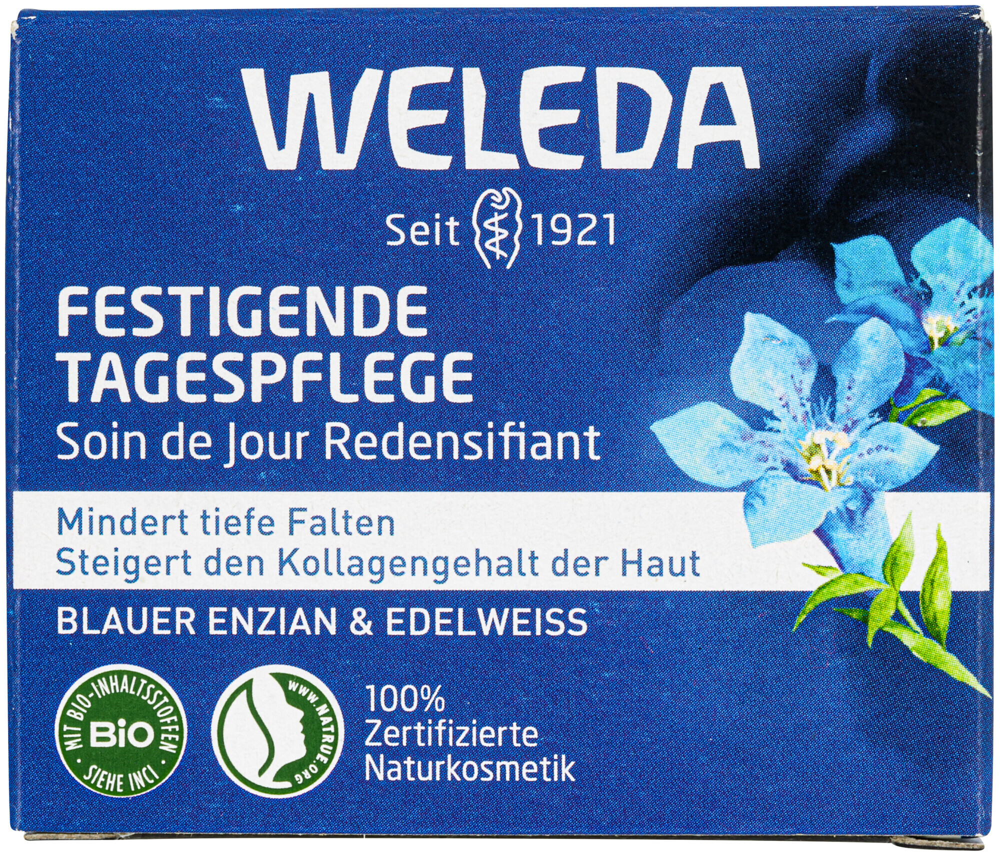 Image of Weleda Festigende Tagespflege Blauer Enzian & Edelweiss