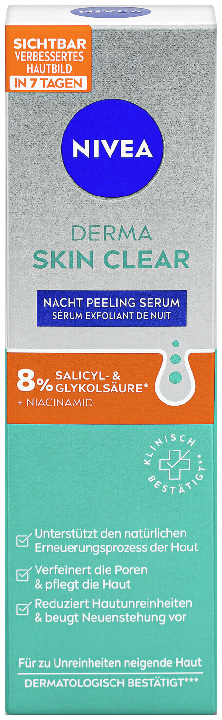 Image of Nivea Derma Skin Clear Nacht Peeling Serum