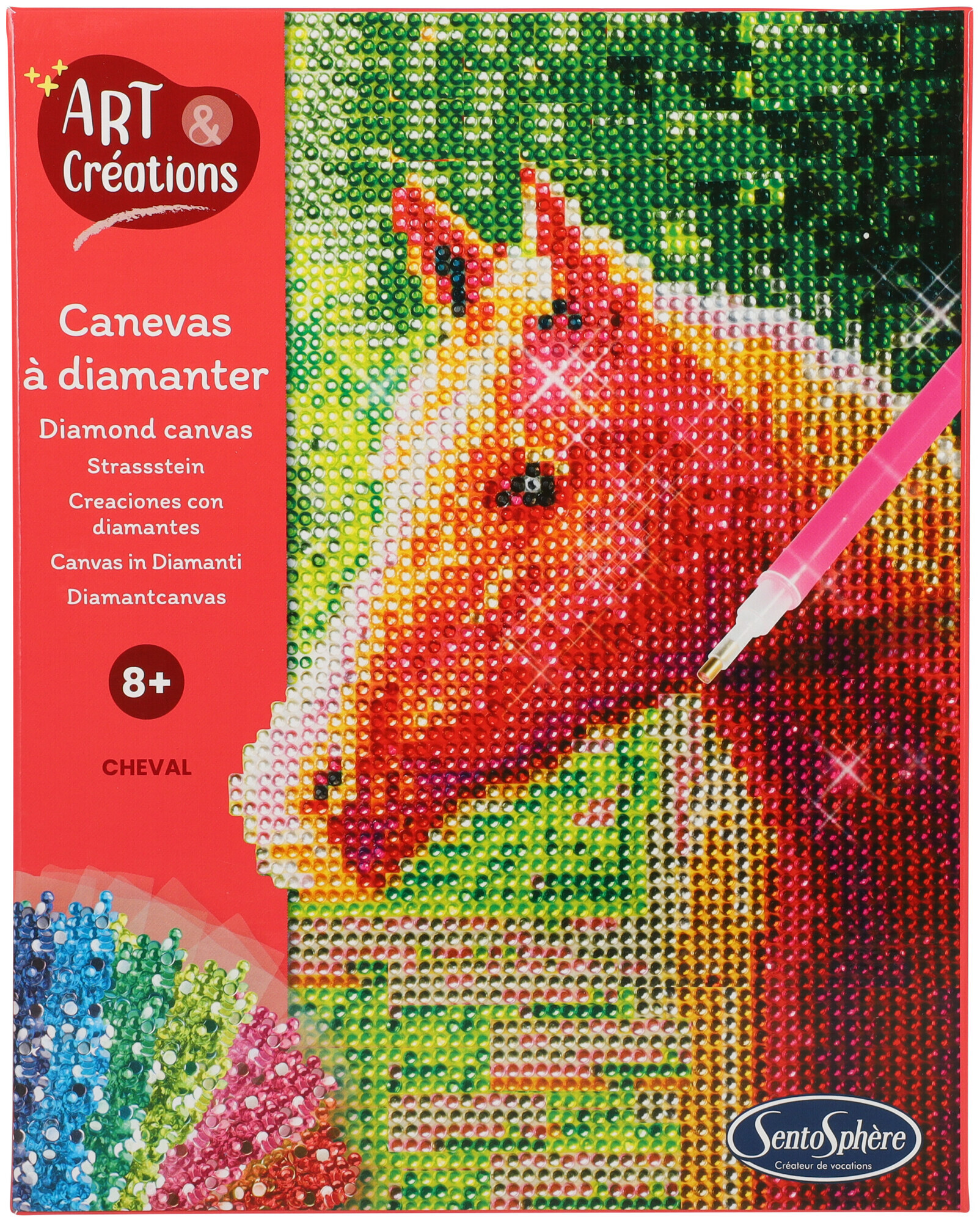 Sentosphère Canevas A Diamanter Cheval