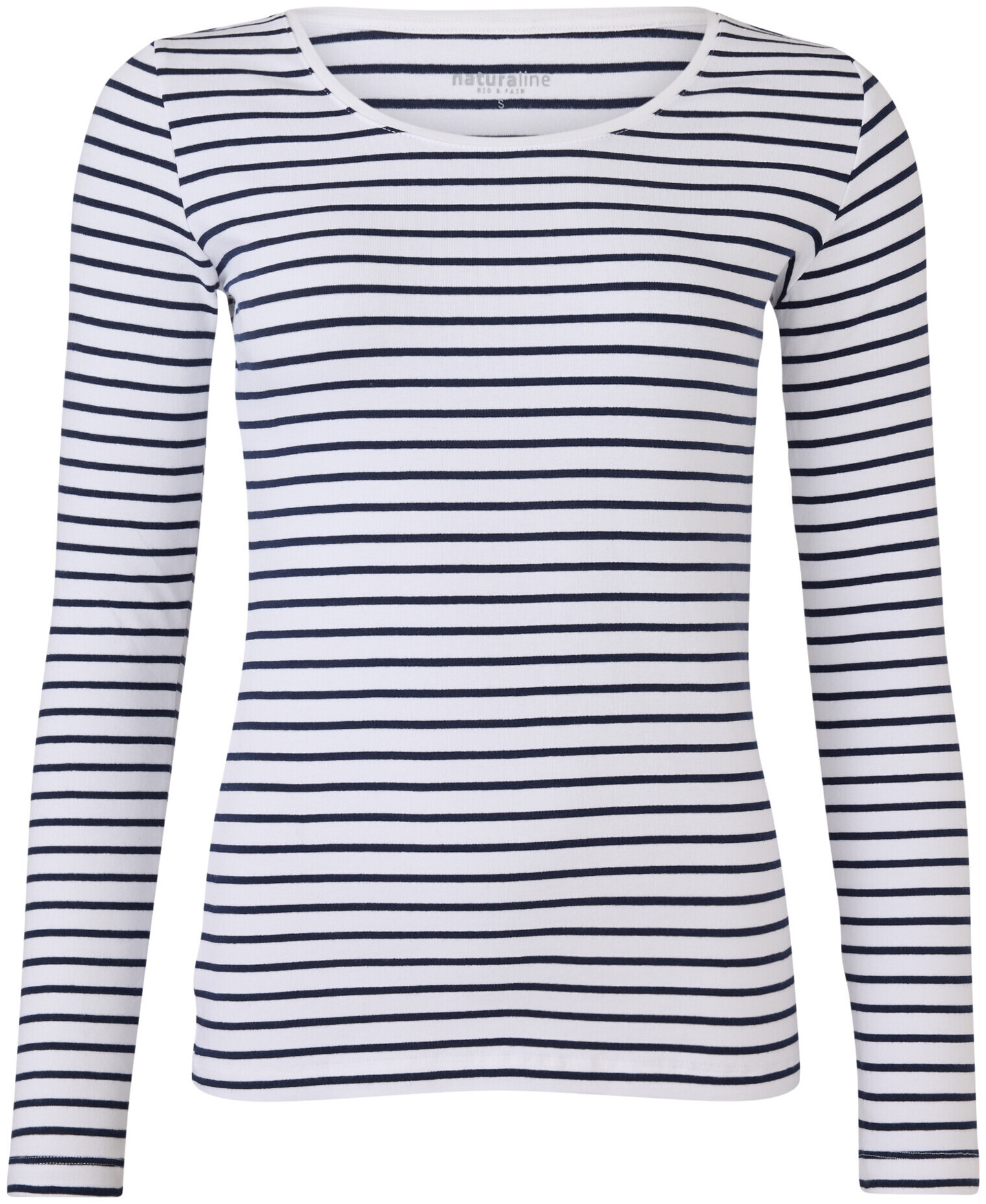Image of Naturaline Textil Naturaline Damen Shirt weiss/navy S