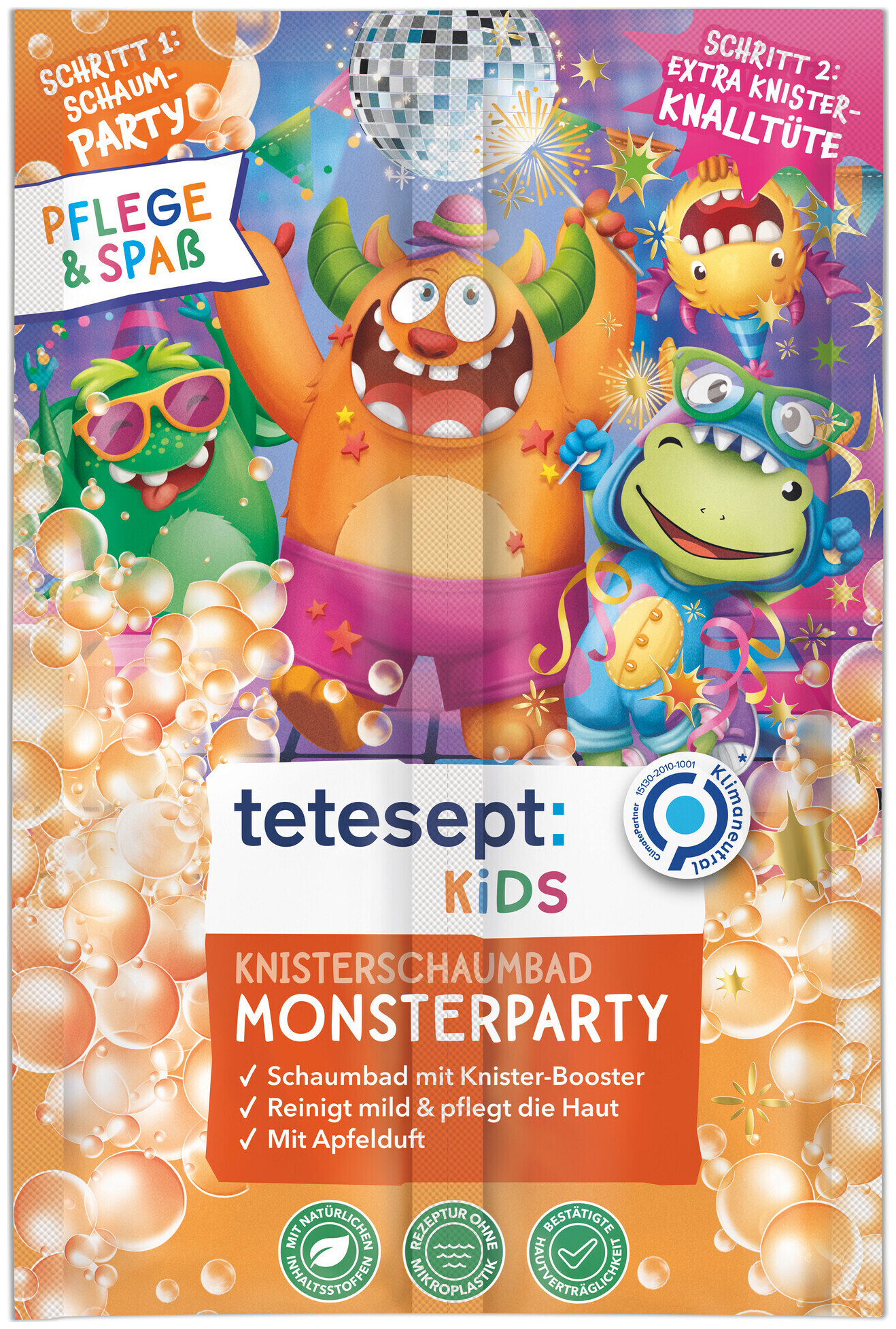 tetesept Kids bain moussant Monsterparty 45g