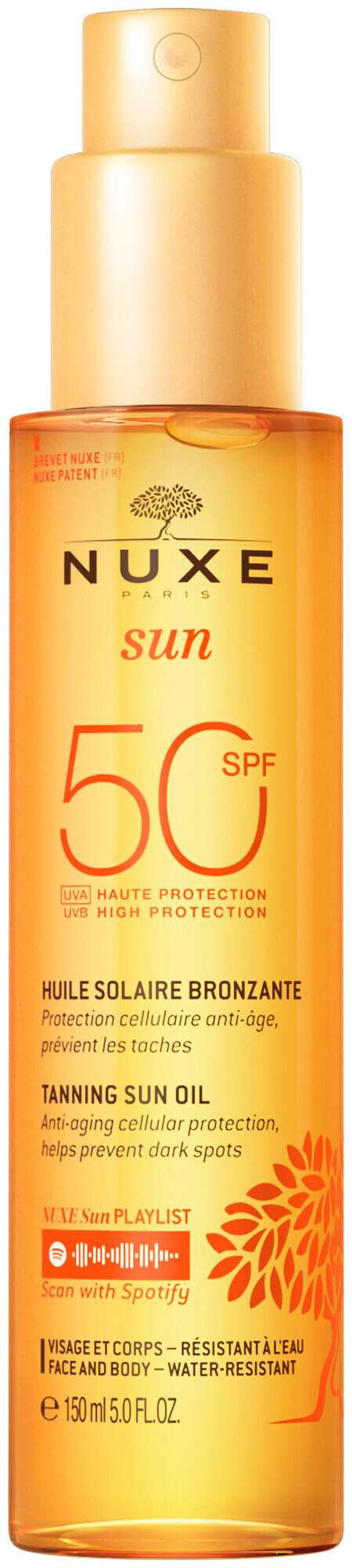 Image of Nuxe Selbstbräuner-Sonnenöl hoher Schutz Lsf50 150ml