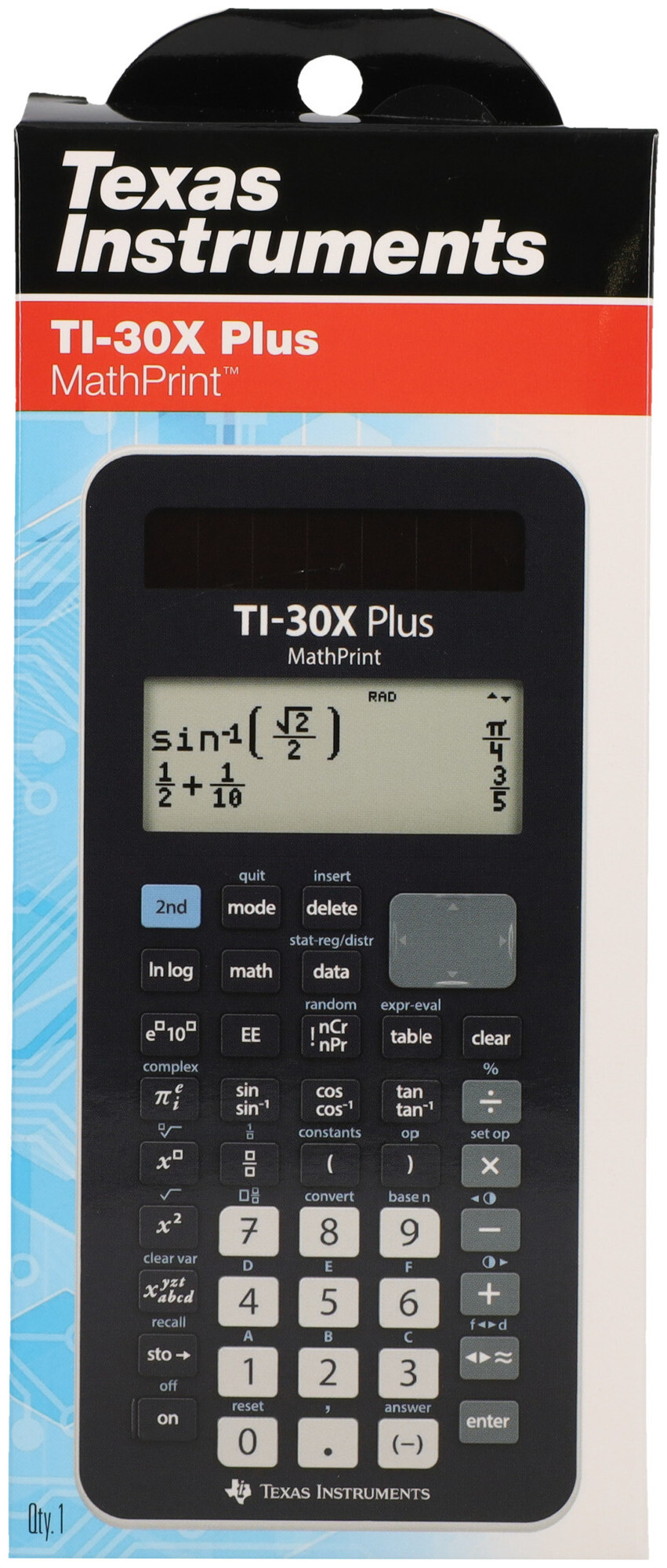 Image of Texas Instruments Ti-30X Plus MathPrint Wissenschaftlicher Schulrechner