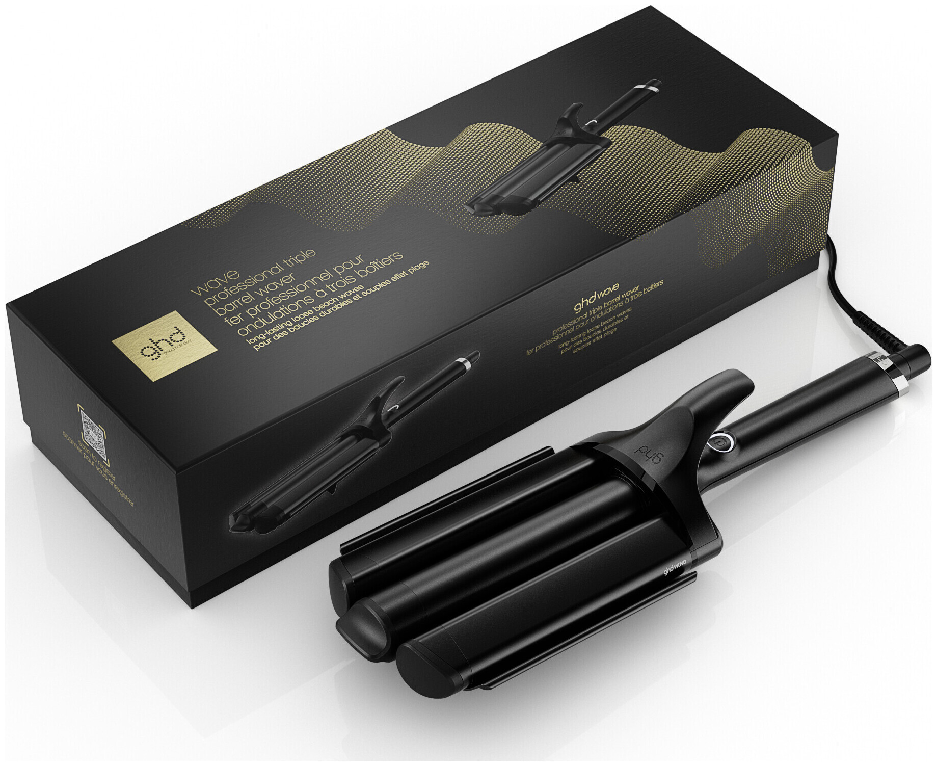 Image of ghd wave triple barrel waver