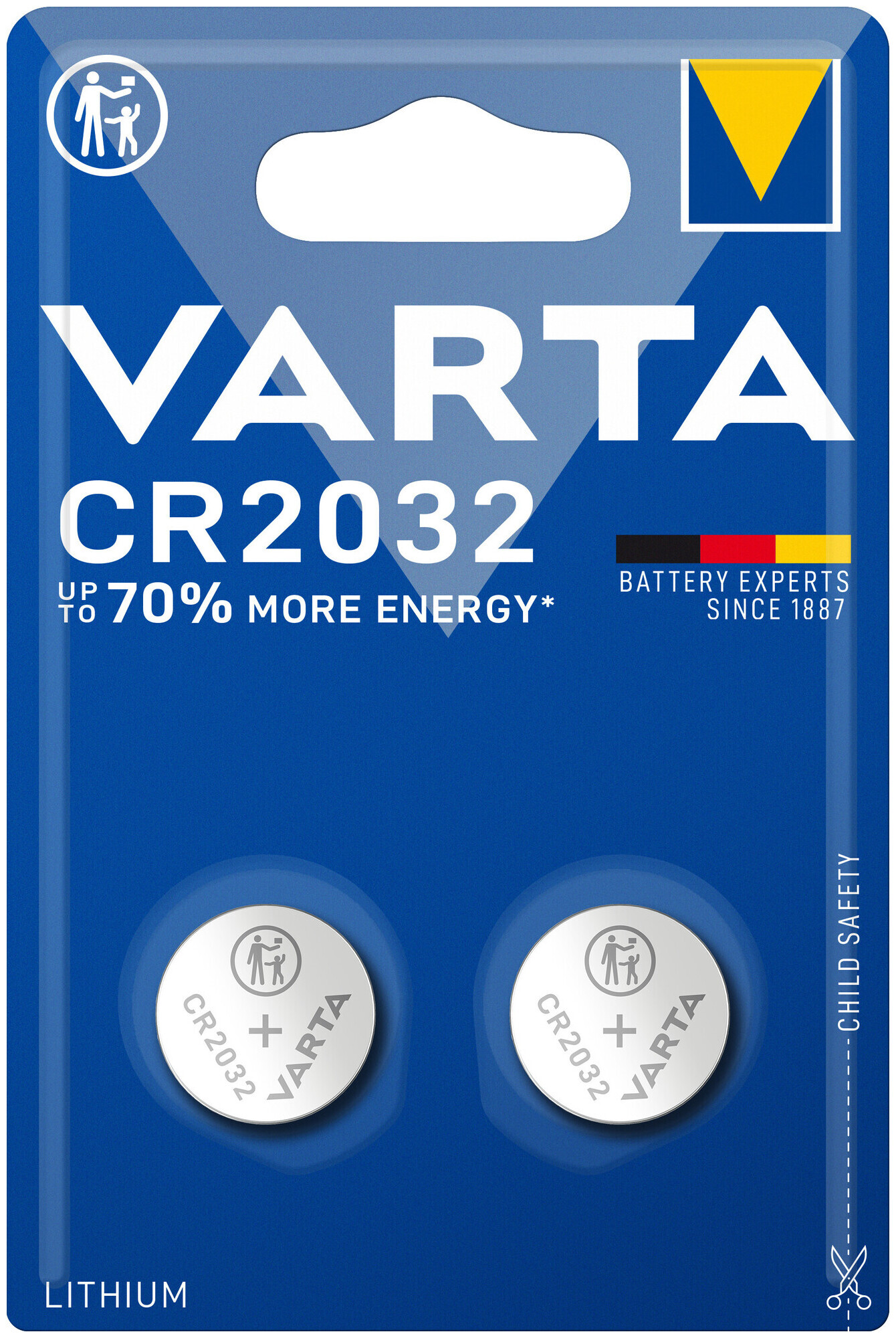 Image of Varta Knopfzellen Cr2032 2 Stück