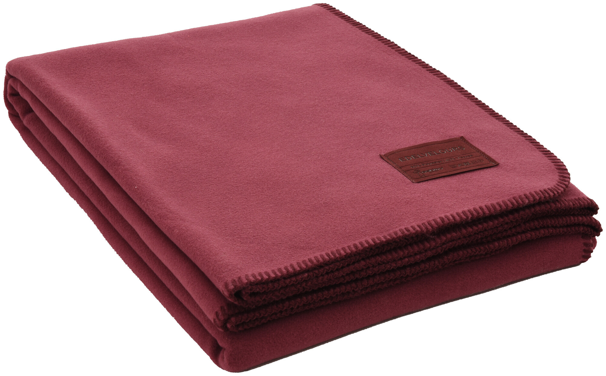 Eskimo Edelvelours Wohndecke rot 150x200