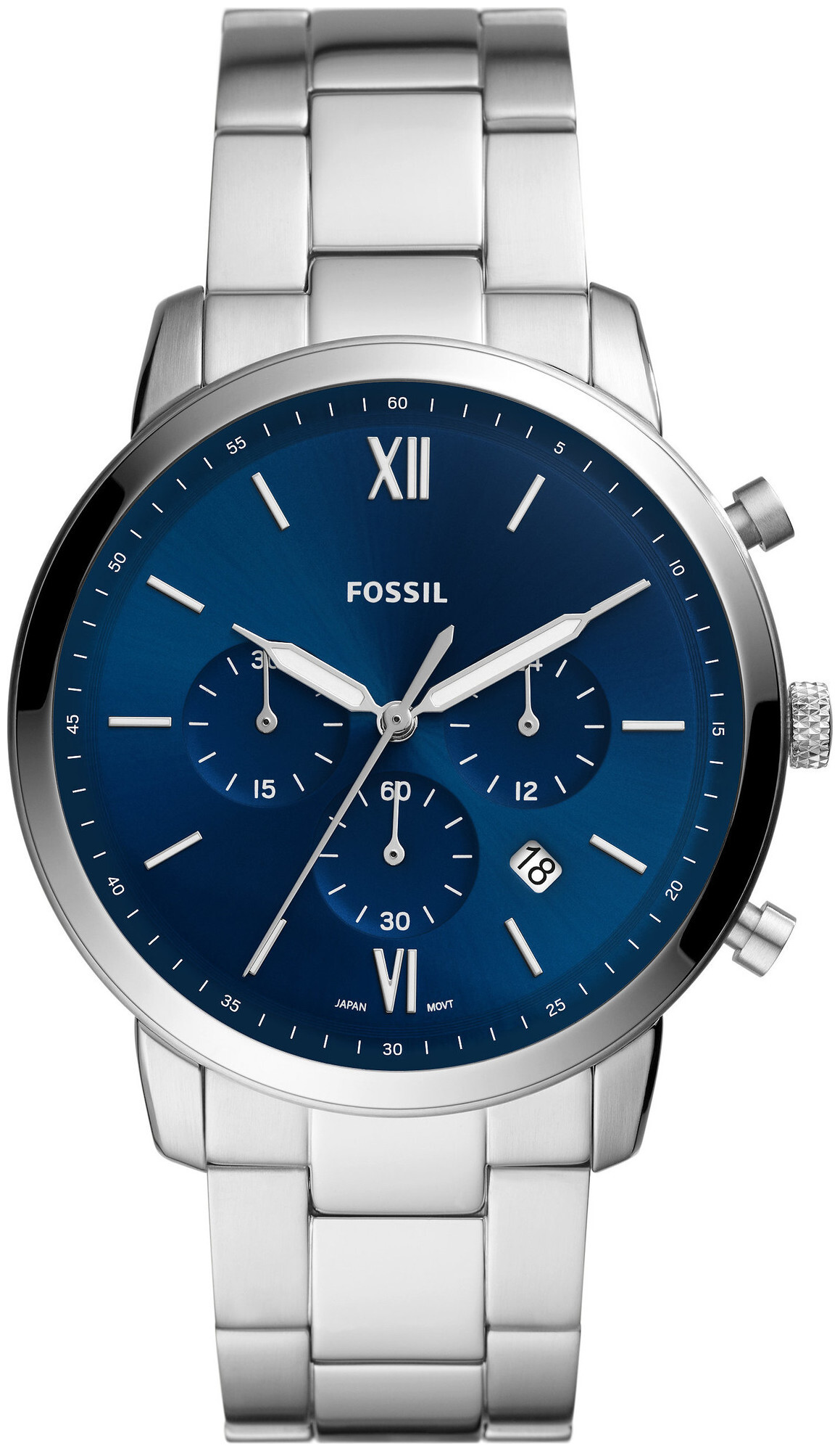 Image of Fossil Uhr Chronograph Neutra Edelstahl