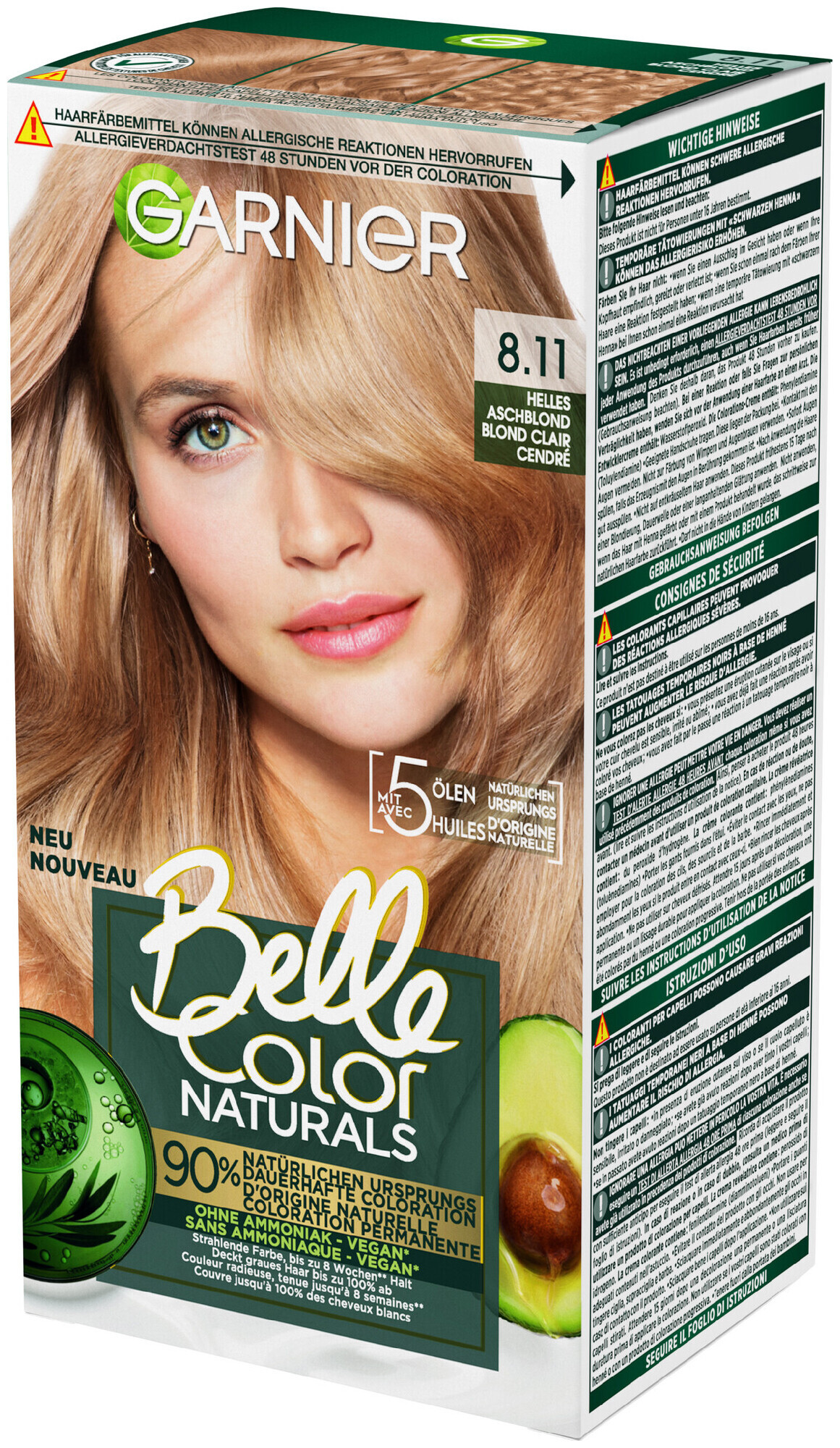 Image of Belle Color Naturals 8.11 Helles Aschblond