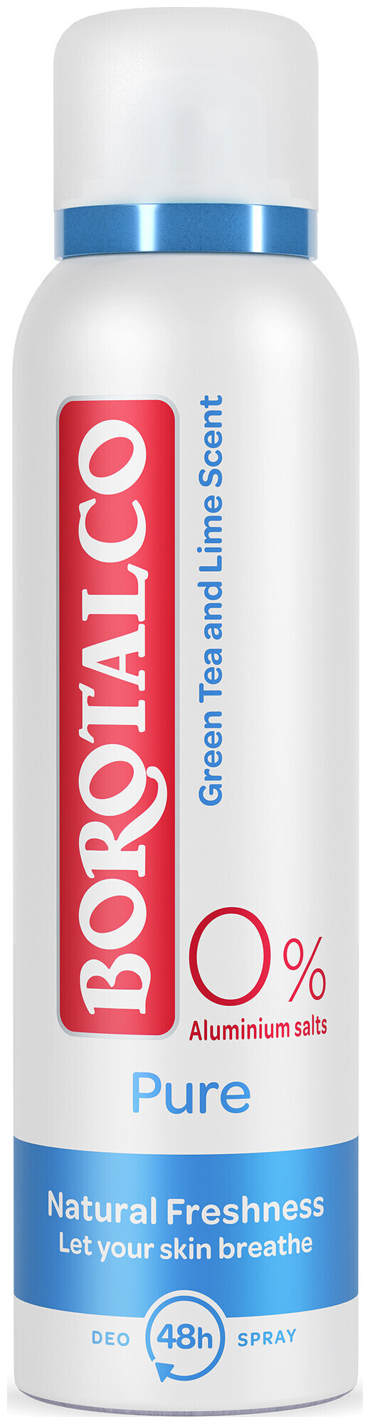 Image of Borotalco Deo Spray Pure 0% Alu-Salze und 0% Alkohol