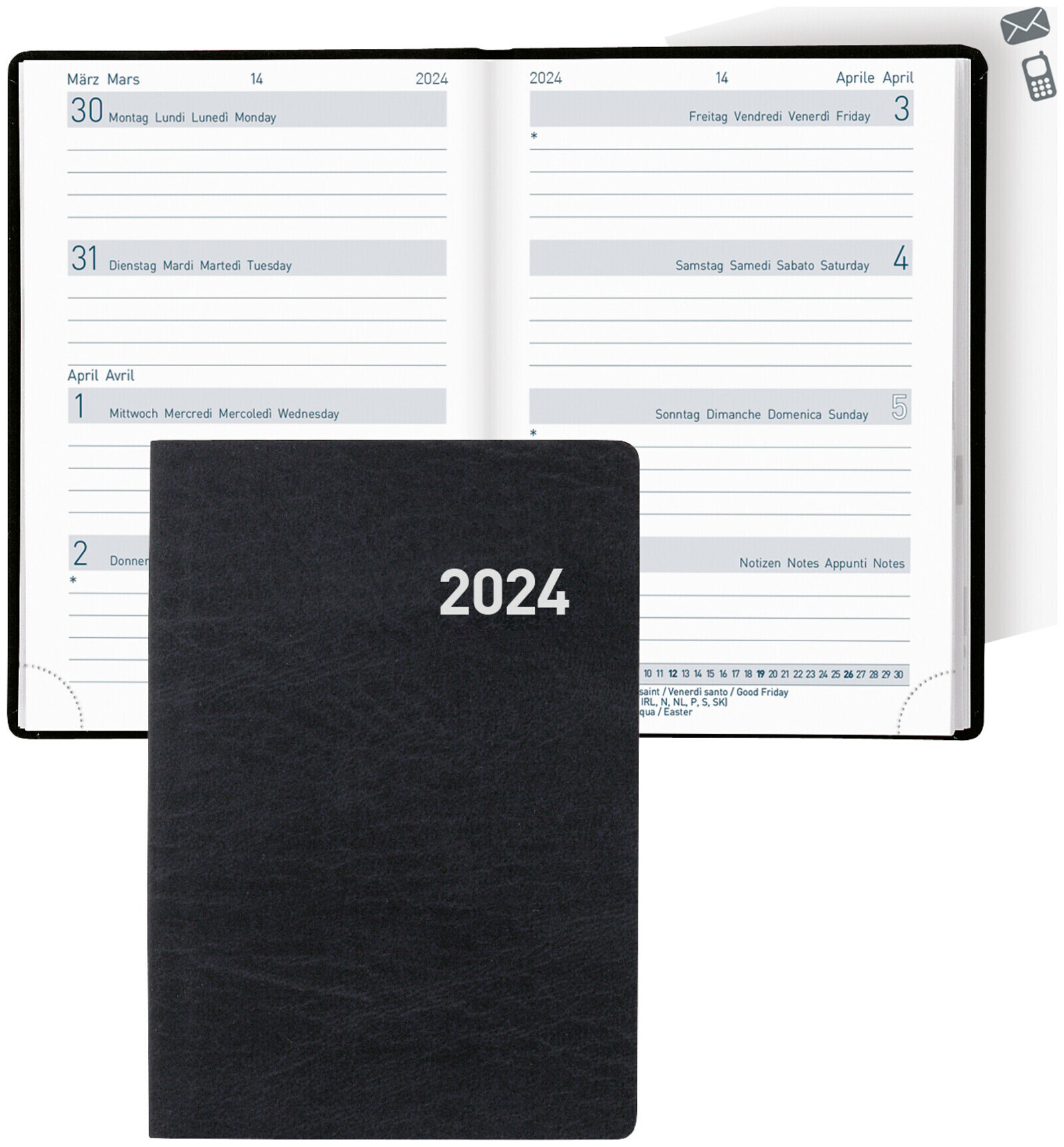 Image of Biella Taschenagenda Mittelformat