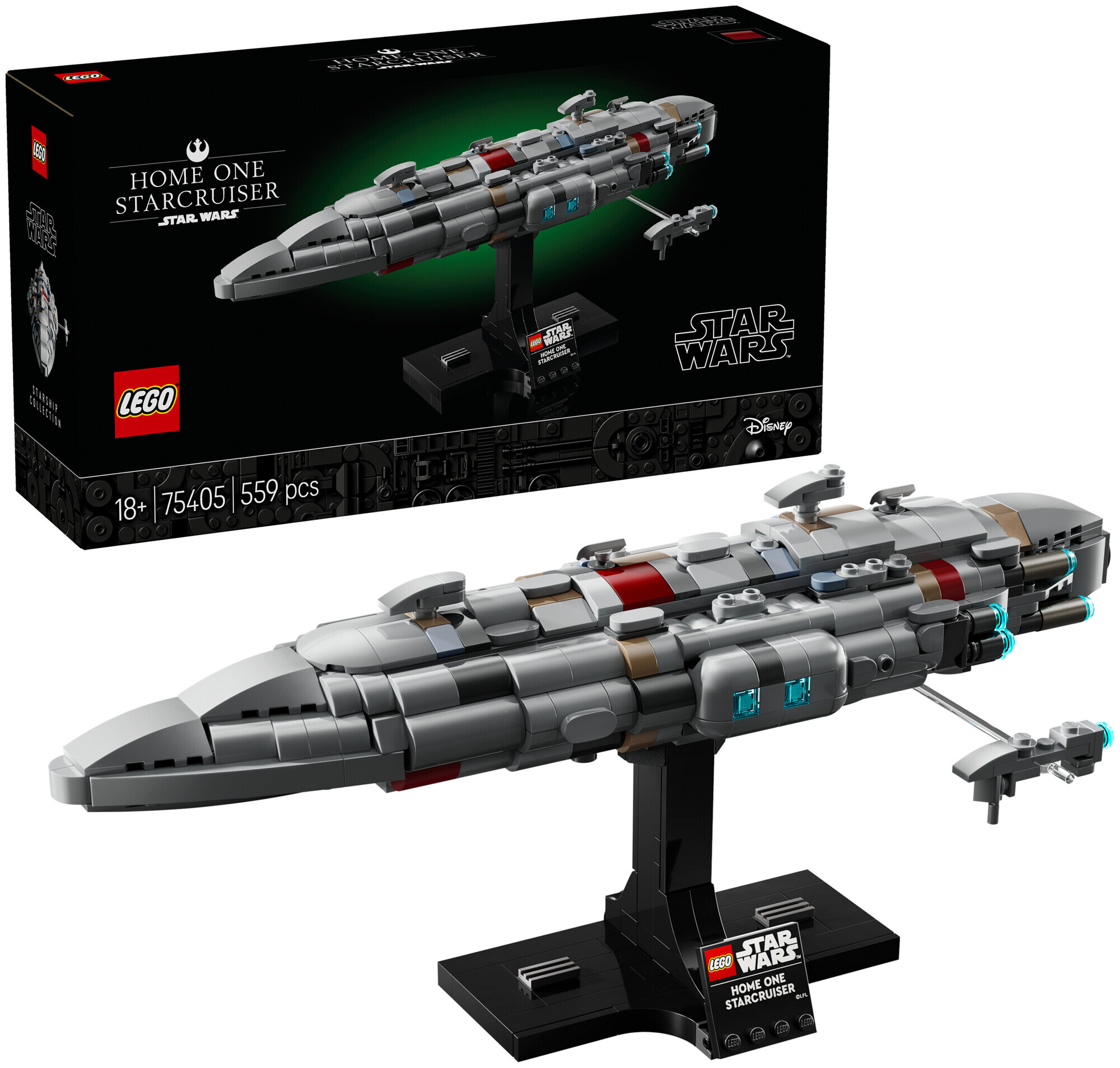 Lego Star Wars Lego Star Wars 75405 Croiseur Home One – Le Retour du Jedi à partir de 18 ans