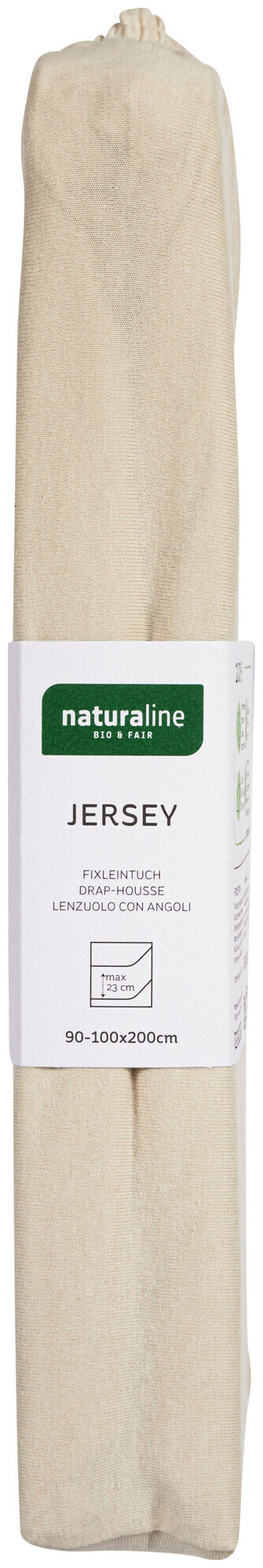Image of Naturaline Textil Bio Fixl. Jersey 90x200 kitt