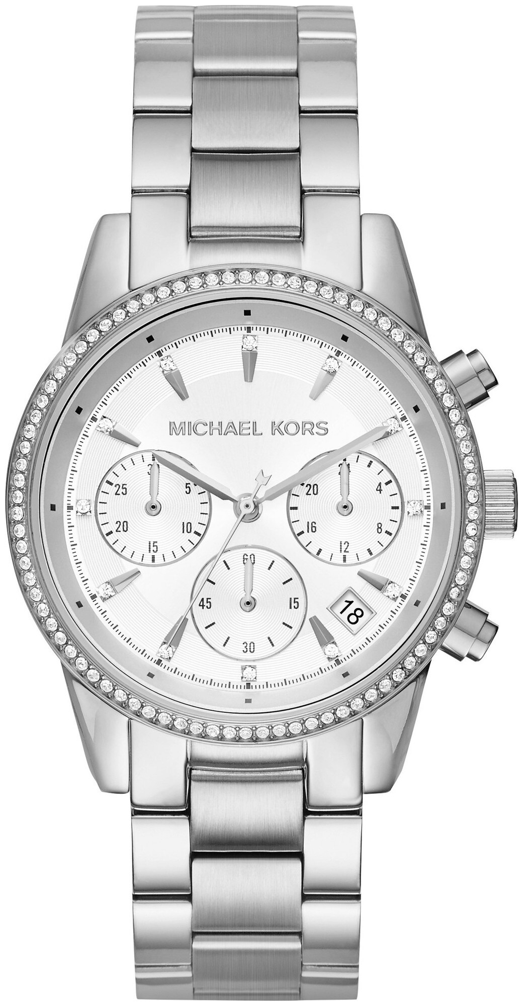 Michael Kors Uhr Chronograph Ritz Edelstahl