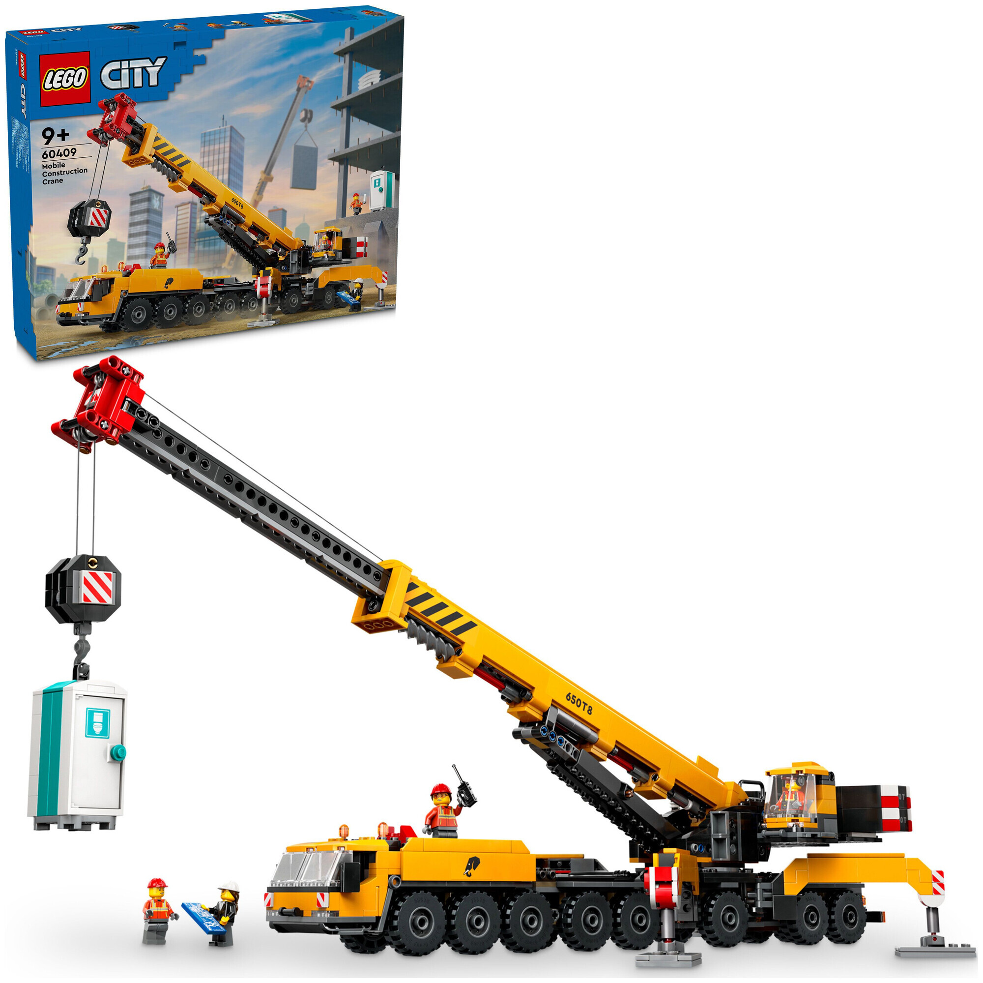 Lego City Lego City 60409 La grue de chantier mobile jaune