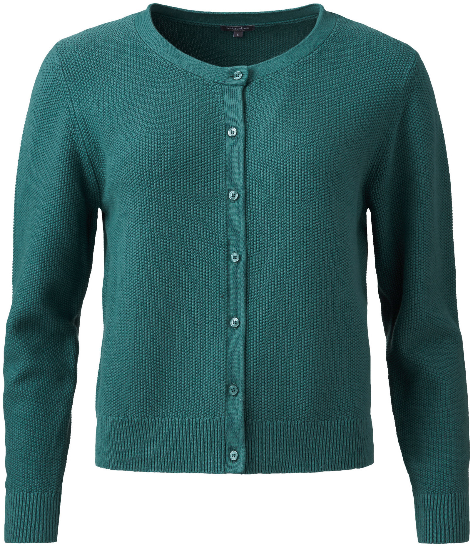 Image of Naturaline Textil Naturaline Damen Strickjacke grün L