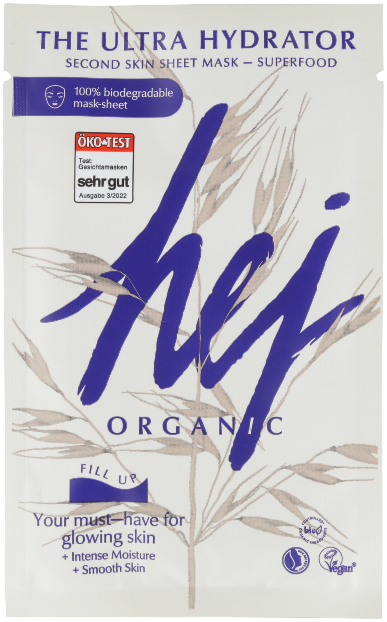 Image of HEJ Organic Ultra Hydrator Second Skin Sheet Mask 1 Stück