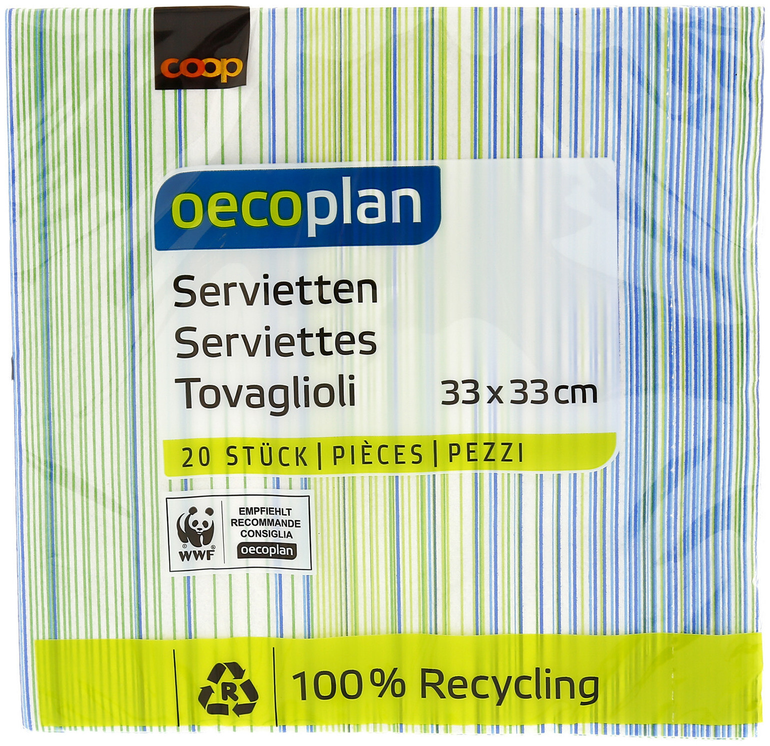 Image of Oecoplan Servietten ColourLine 33cm 20 Stück